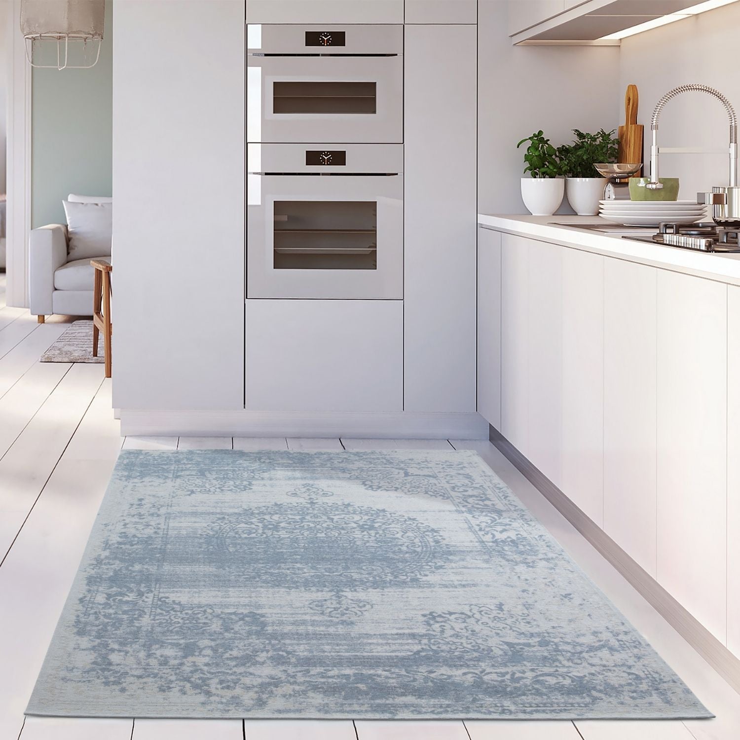 Washable Rug Carina Blue | 6945 - PN Home