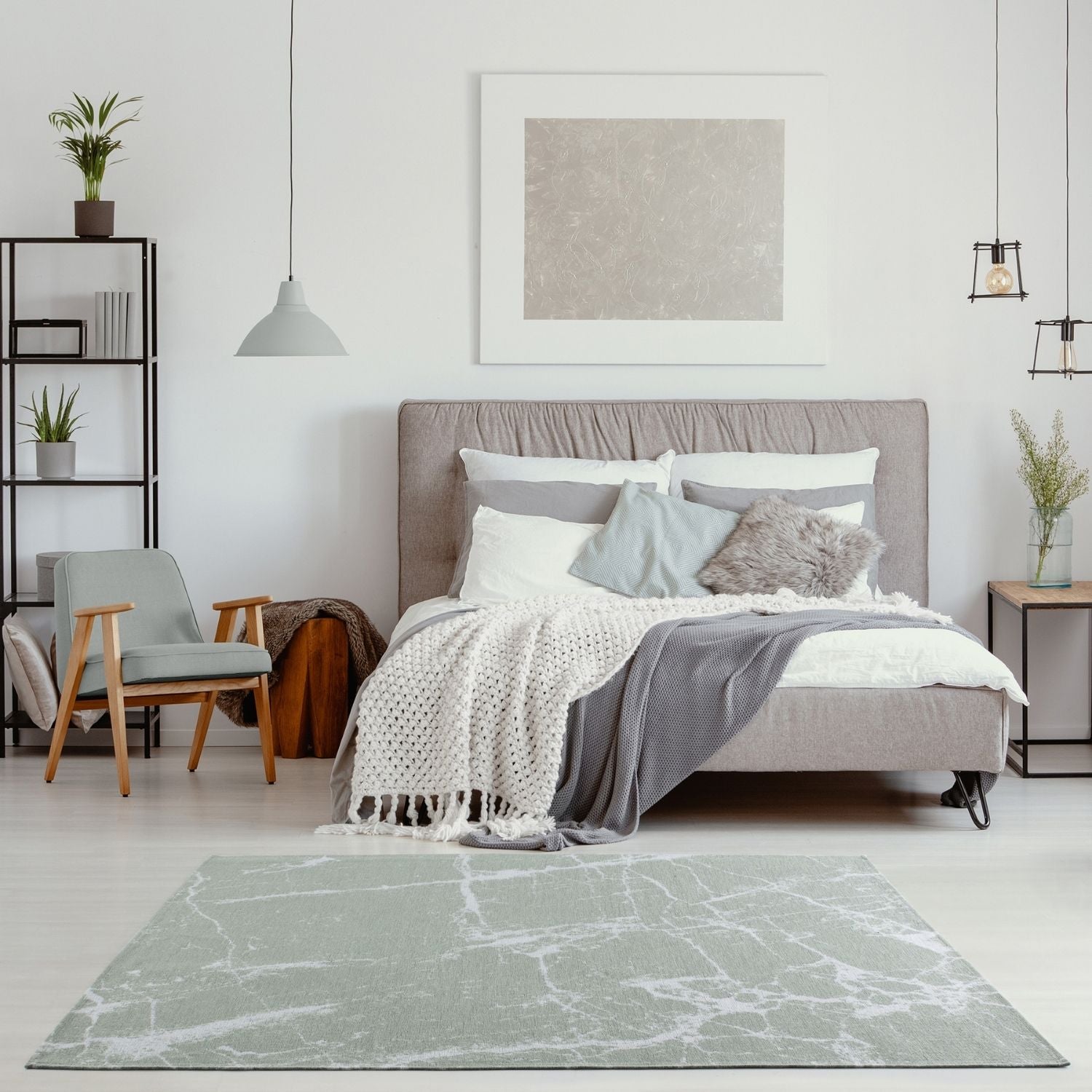 Washable Rug Carina Green | 6954 - PN Home
