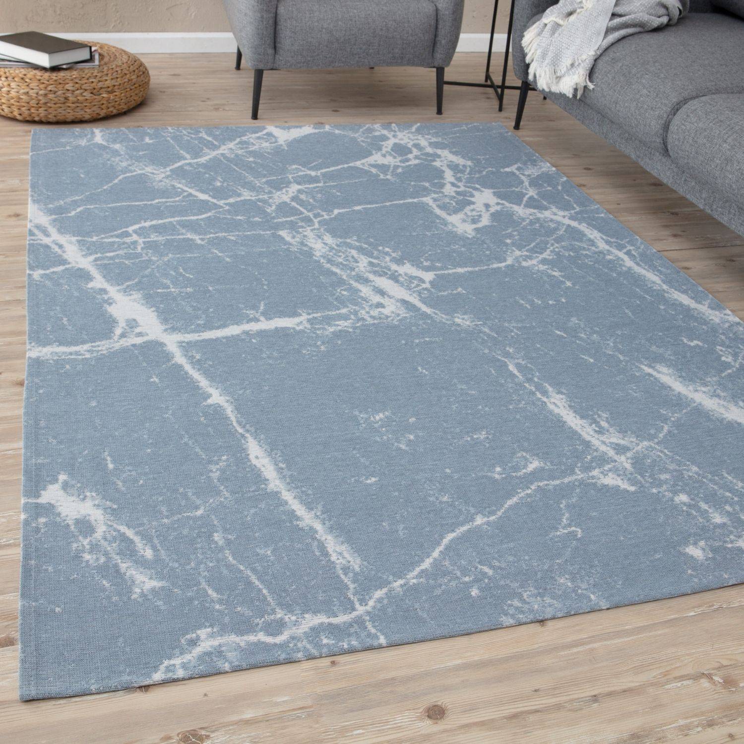 Washable Rug Carina Blue | 6955 - PN Home