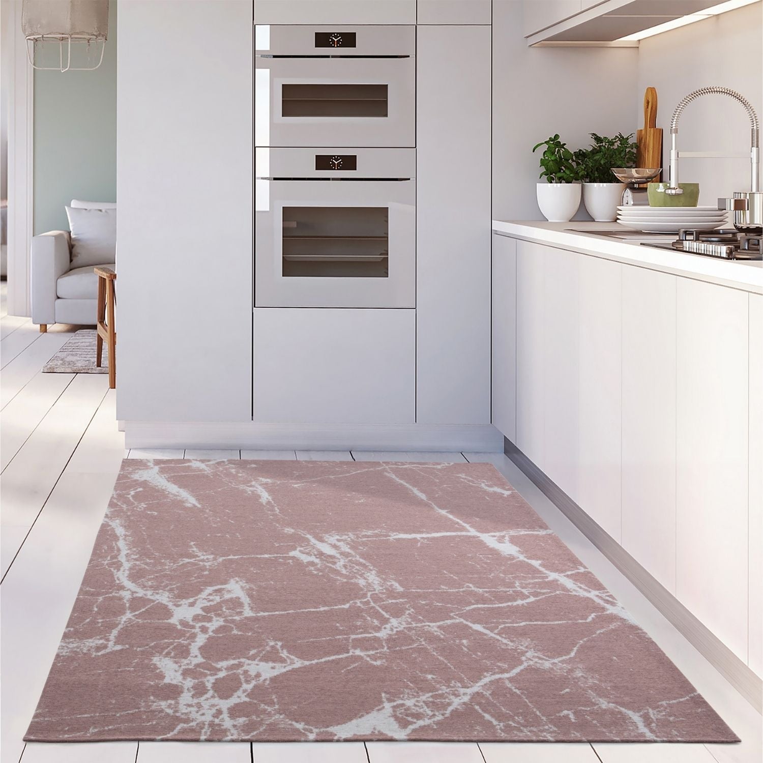 Washable Rug Carina Pink | 6956 - PN Home