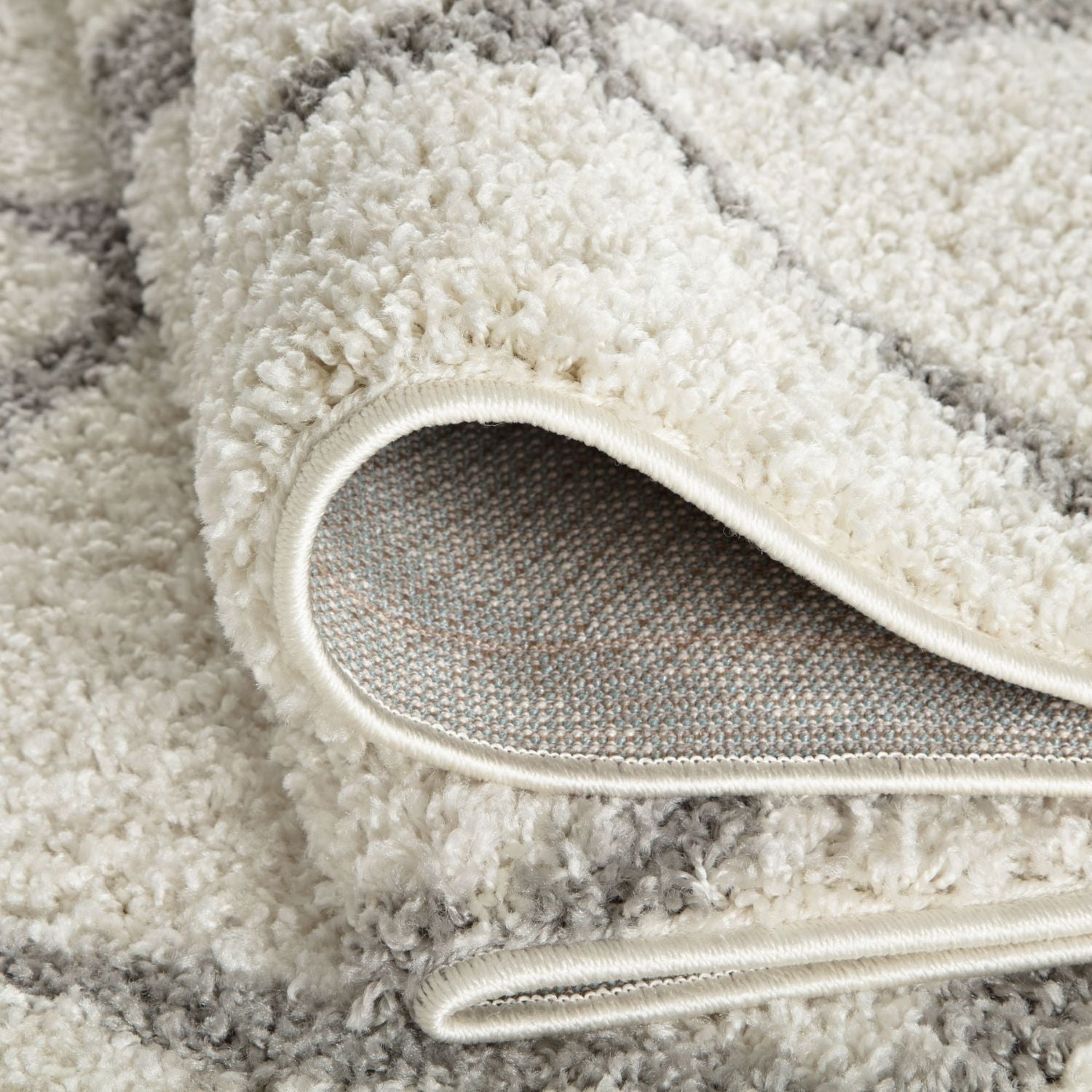 Moroccan Ivory Shaggy Rug | 700 - PN Home