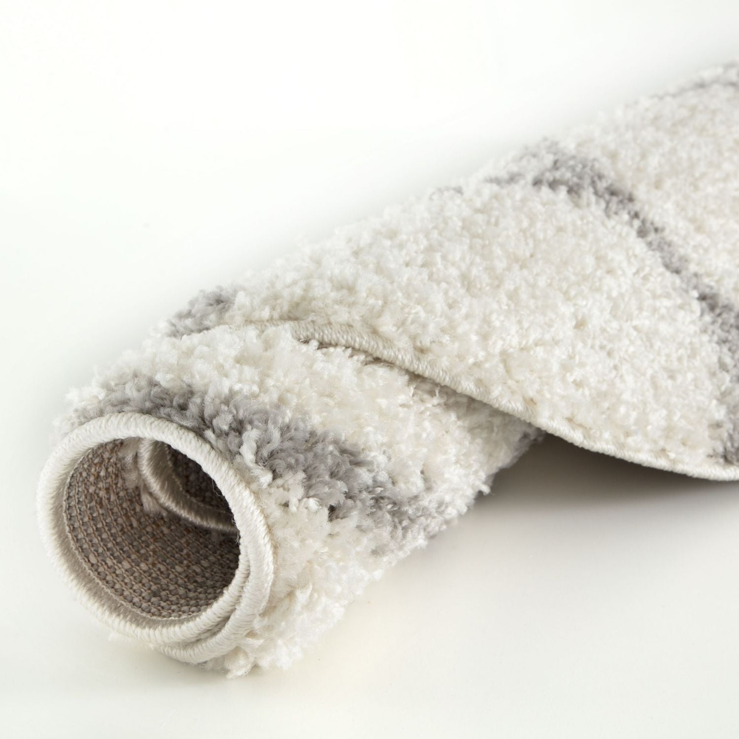 Moroccan Ivory Shaggy Rug | 700 - PN Home