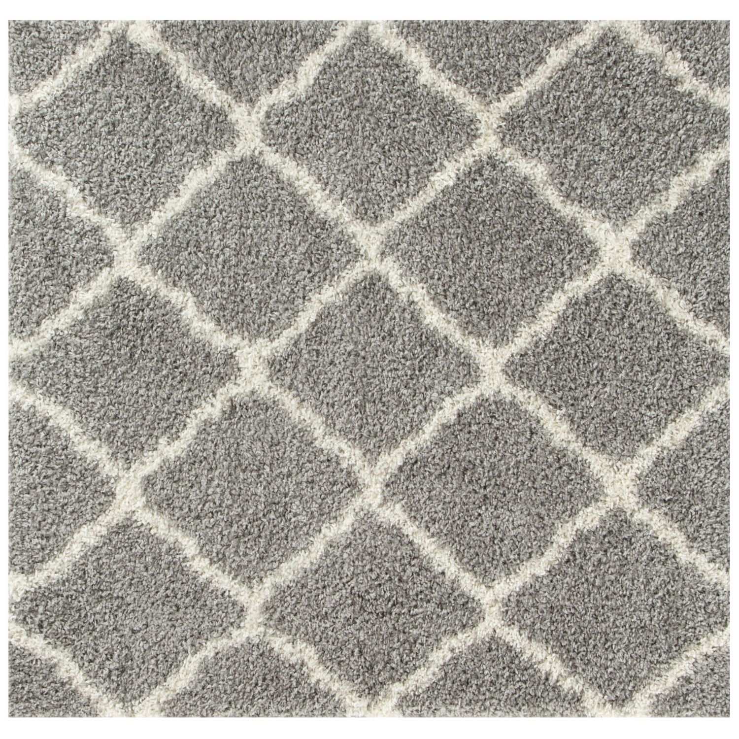 Moroccan Grey Shaggy Rug | 710 - PN Home