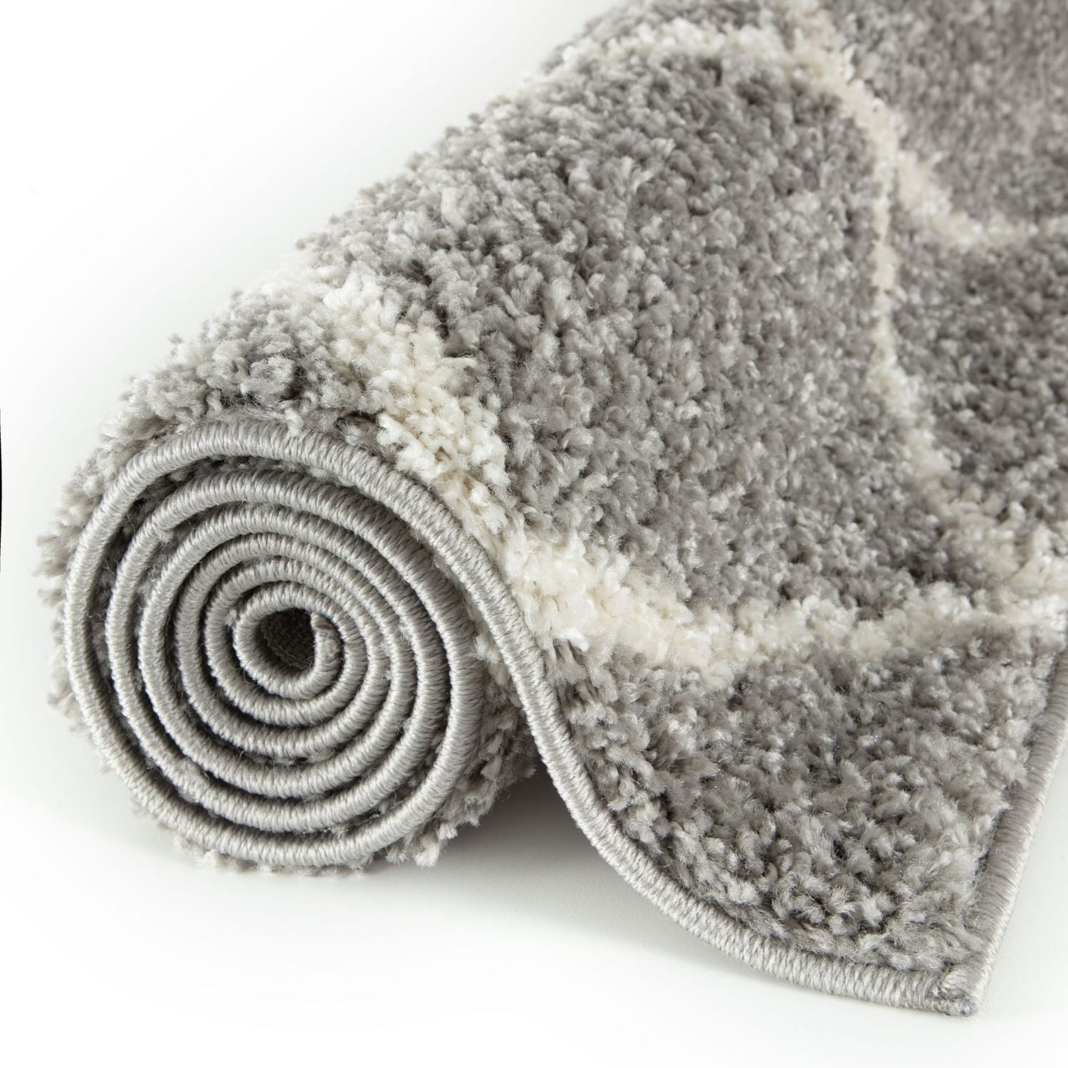 Moroccan Grey Shaggy Rug | 710 - PN Home