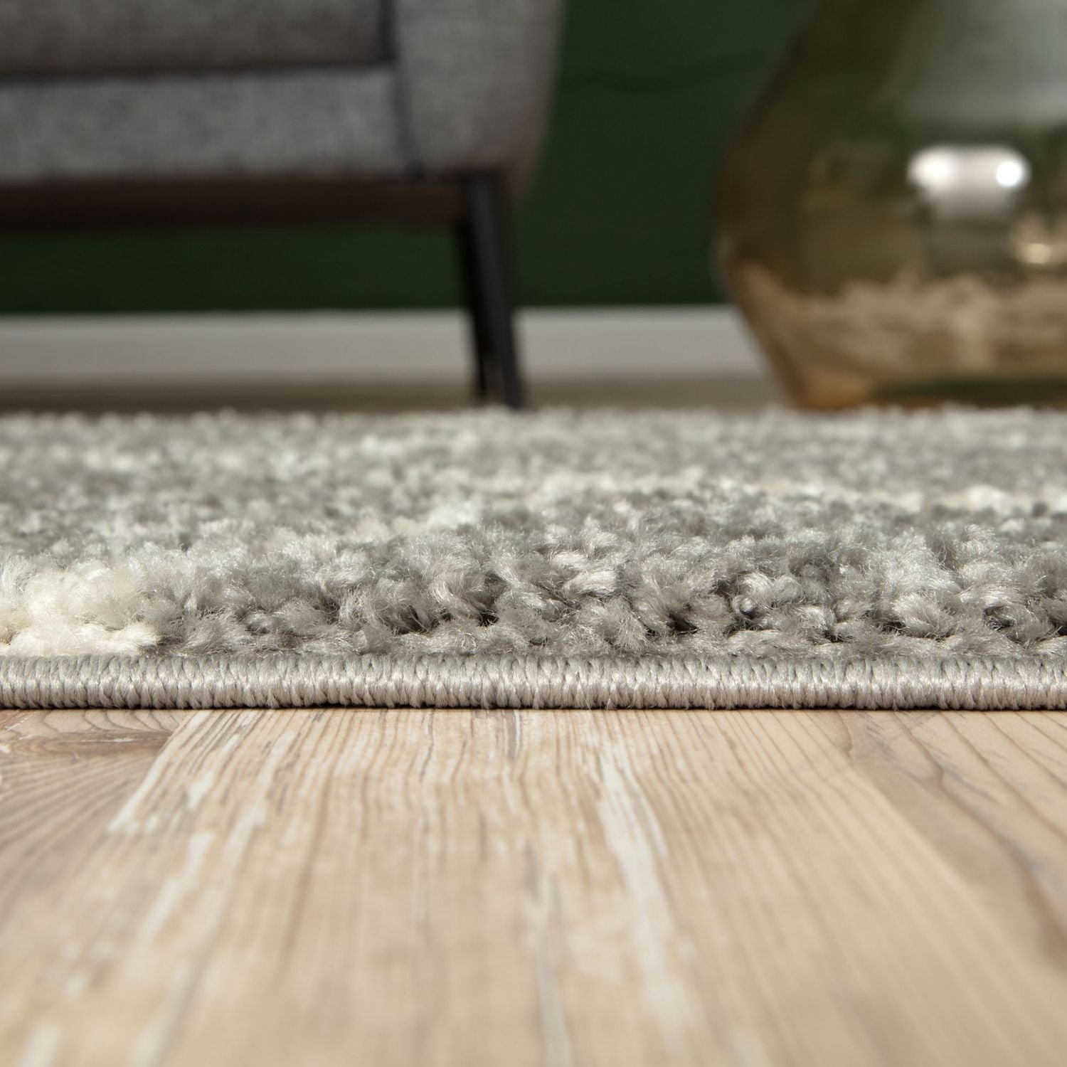 Moroccan Grey Shaggy Rug | 710 - PN Home