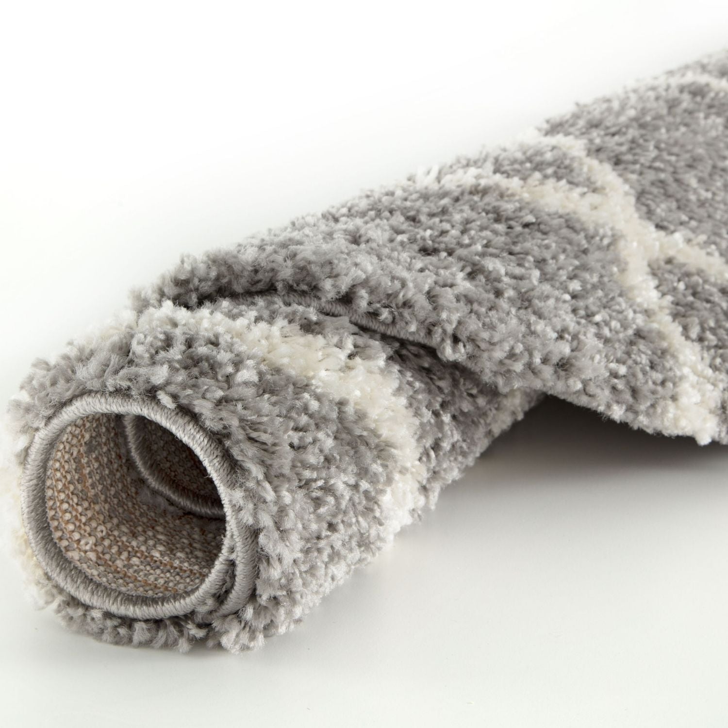 Moroccan Grey Shaggy Rug | 710 - PN Home
