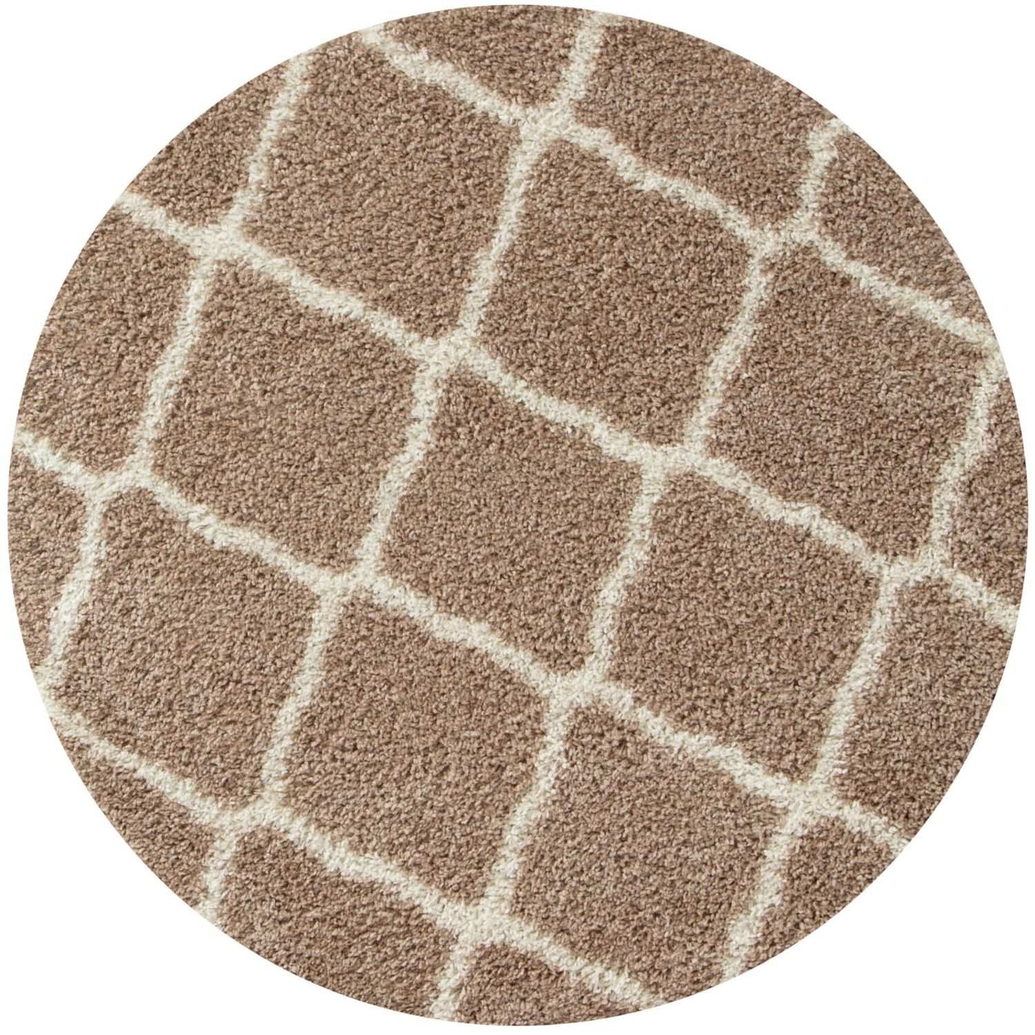 Moroccan Beige Shaggy Rug | 720 - PN Home