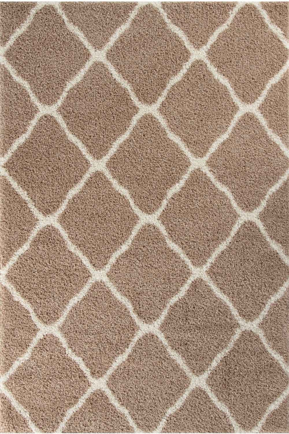 Moroccan Beige Shaggy Rug | 720 - PN Home