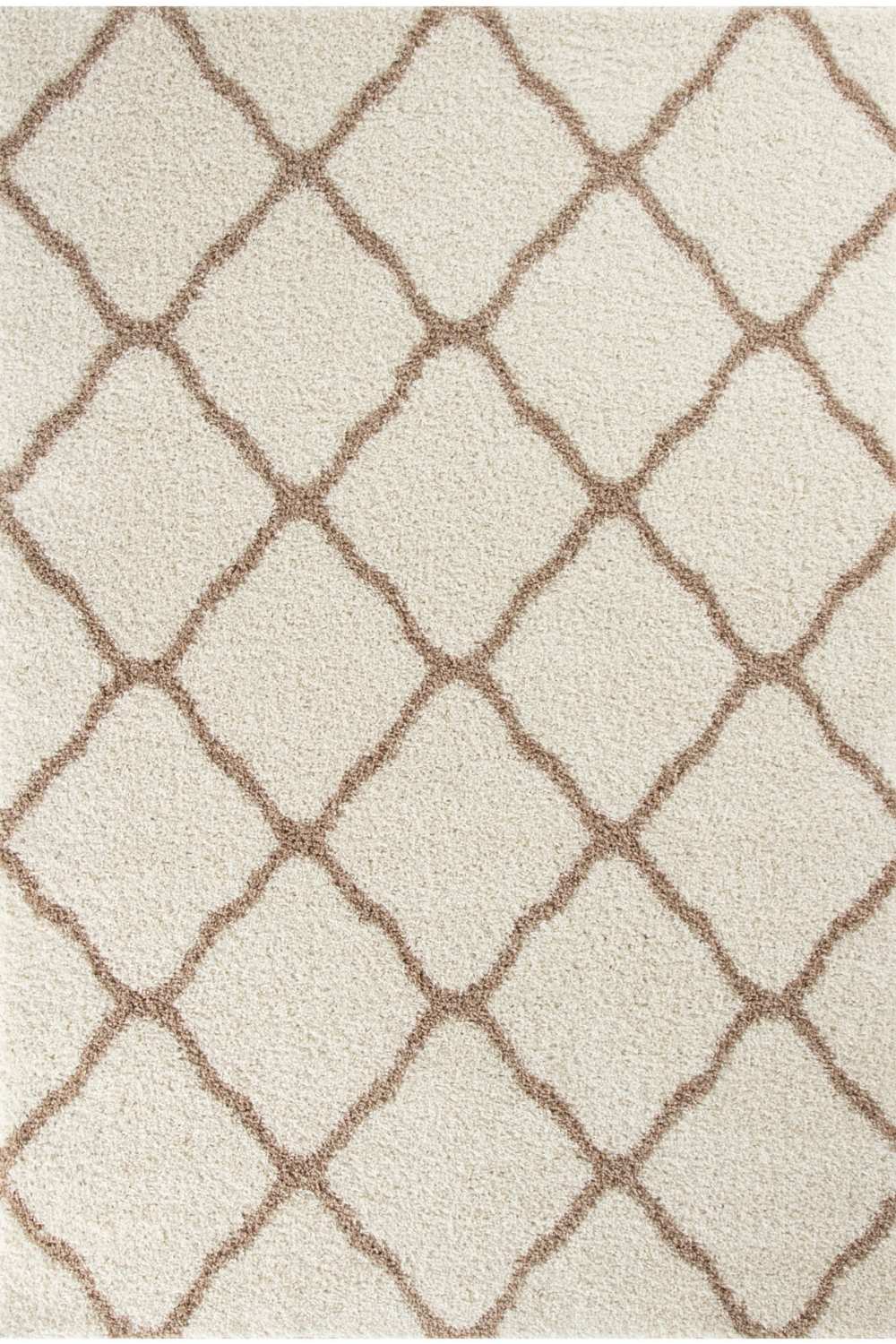 Moroccan Ivory Shaggy Rug | 730 - PN Home