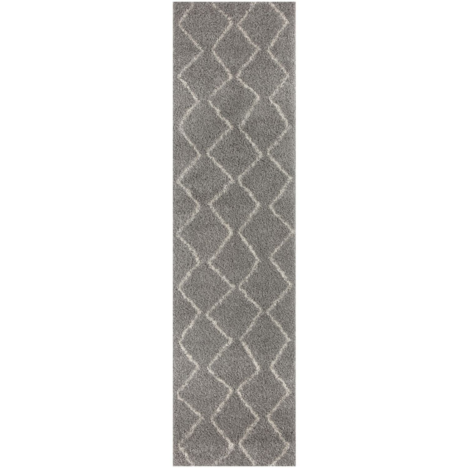 Moroccan Grey Shaggy Rug | 810 - PN Home