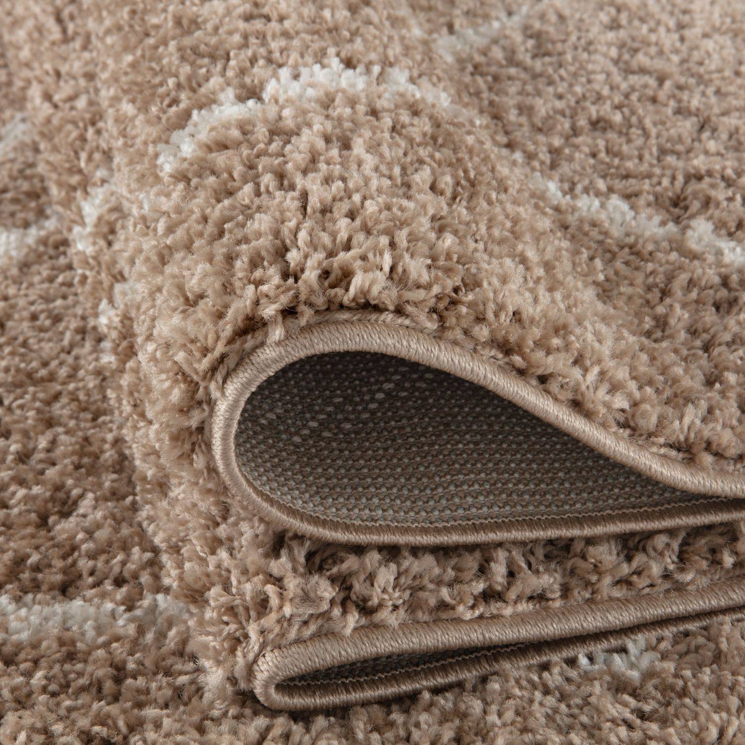 Moroccan Beige Shaggy Rug | 820 - PN Home