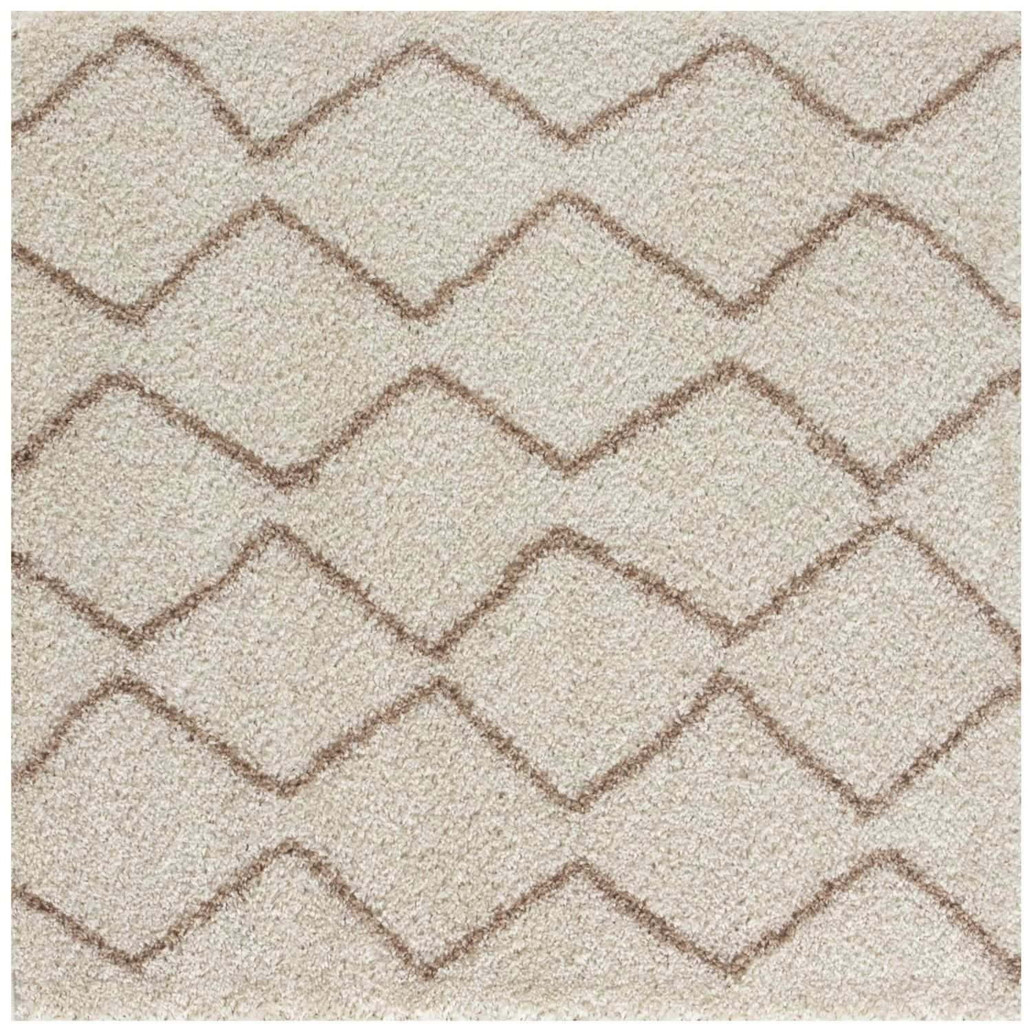 Moroccan Ivory Beige Shaggy Rug | 830 - PN Home