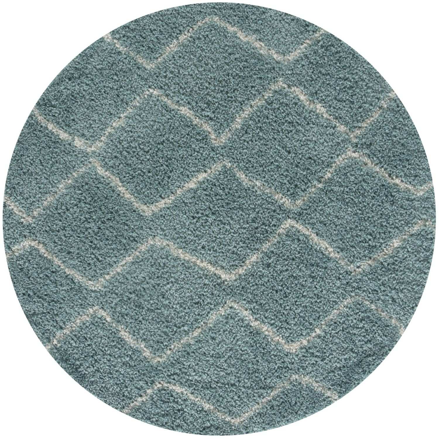 Moroccan Duck Egg Blue Shaggy Rug | 850 - PN Home