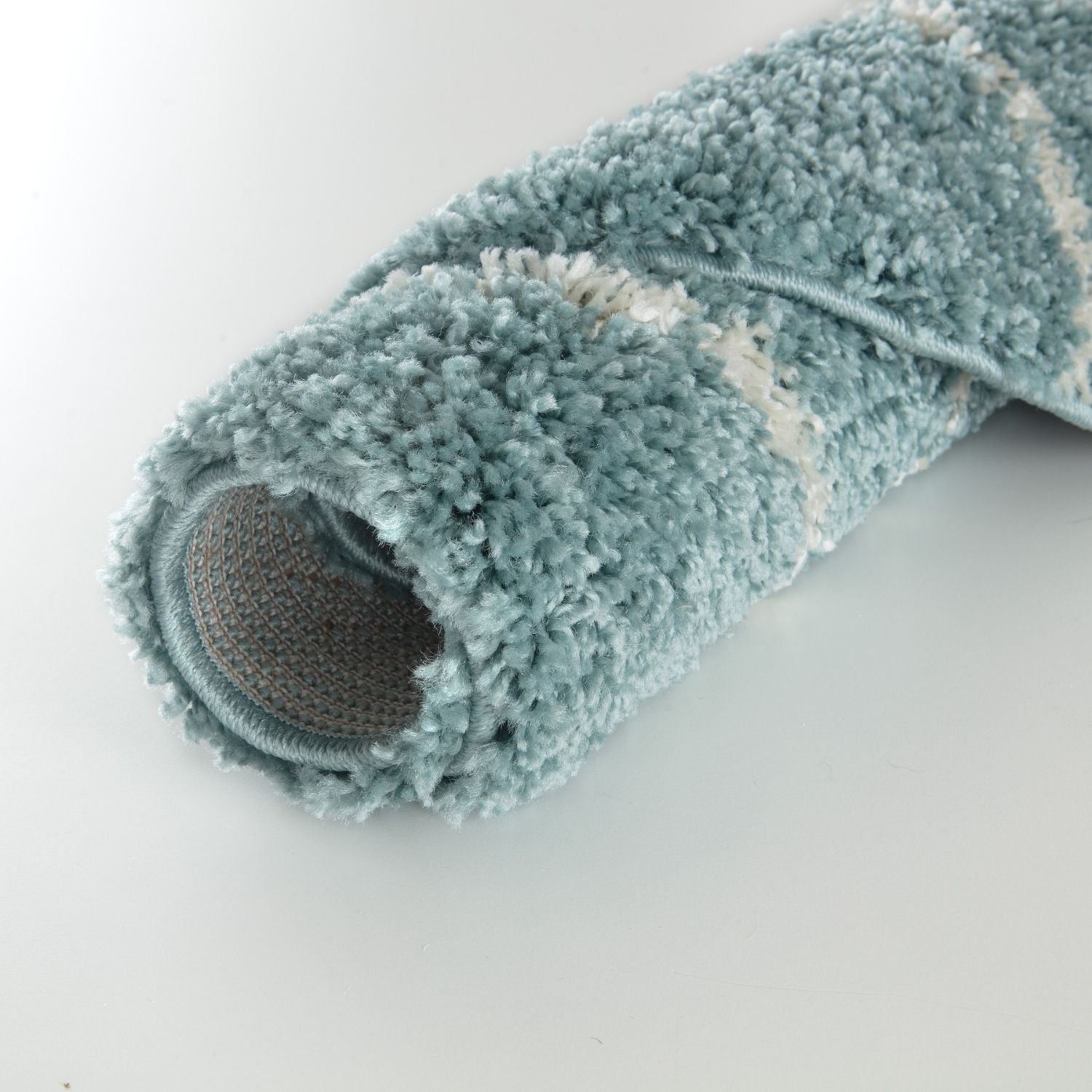 Moroccan Duck Egg Blue Shaggy Rug | 850 - PN Home