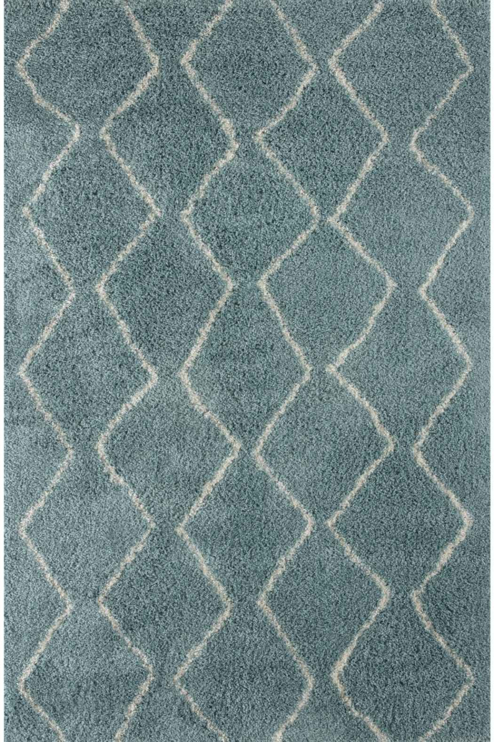 Moroccan Duck Egg Blue Shaggy Rug | 850 - PN Home