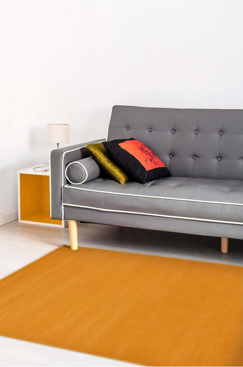 Maestro Solid Ochre Rug - PN Home