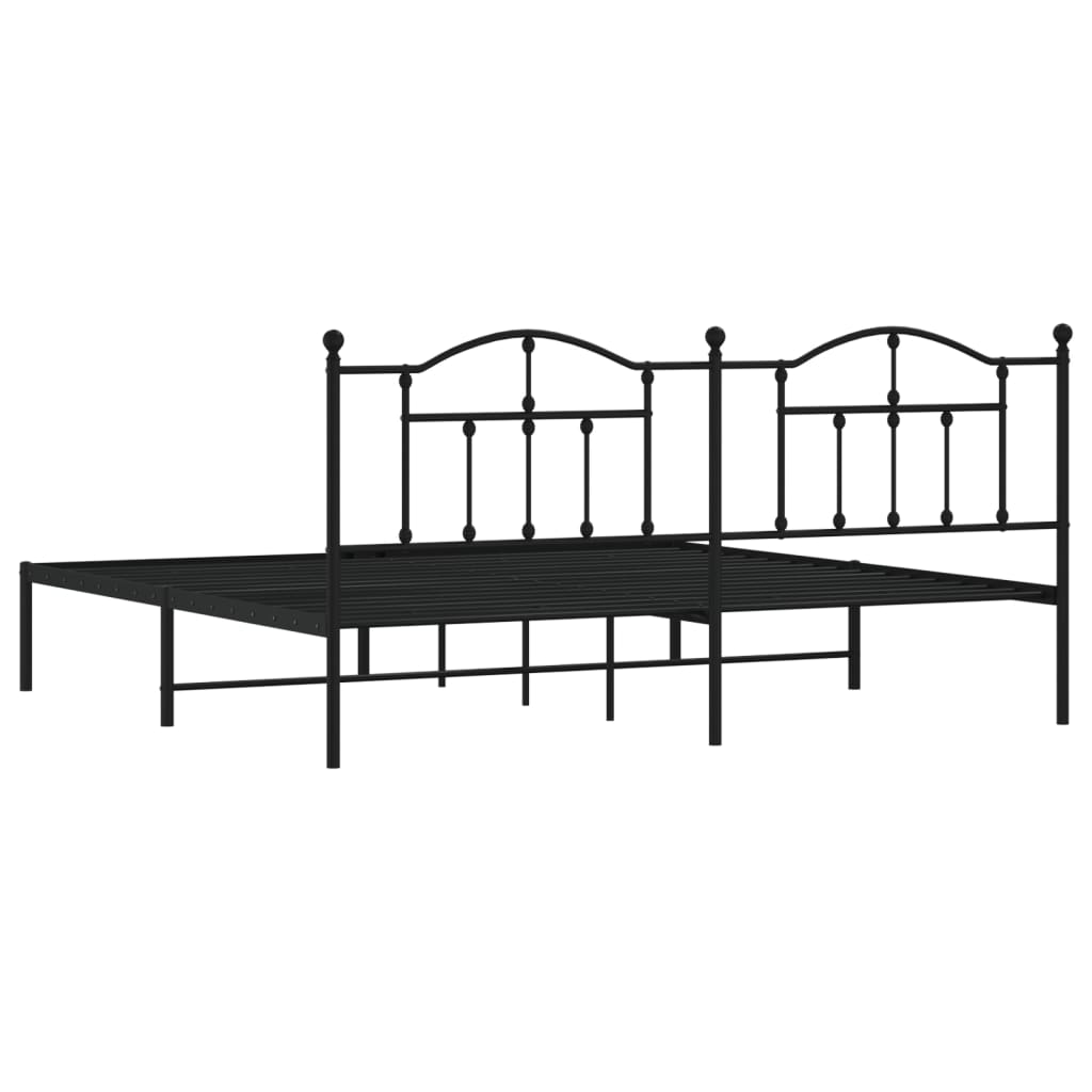 king size steel bed frame uk
