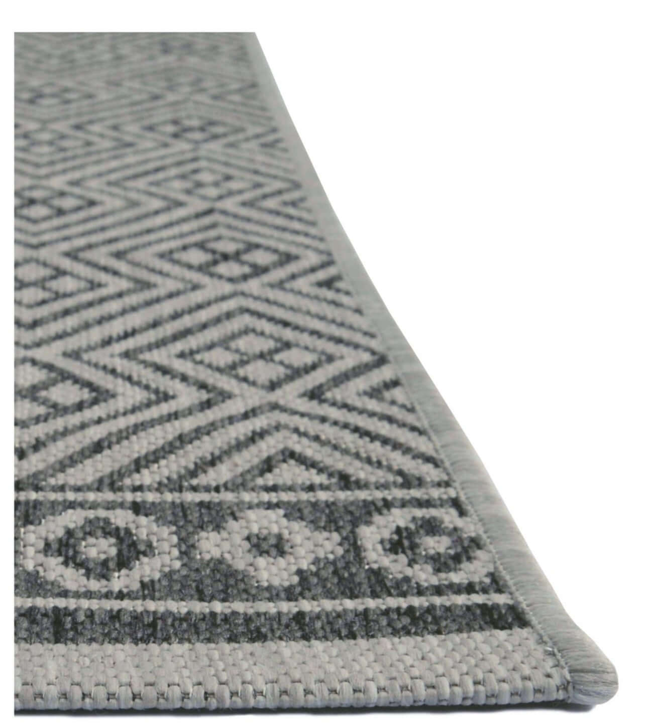 County Geo Grey Indoor/Outdoor Rug | 11344A - PN Home