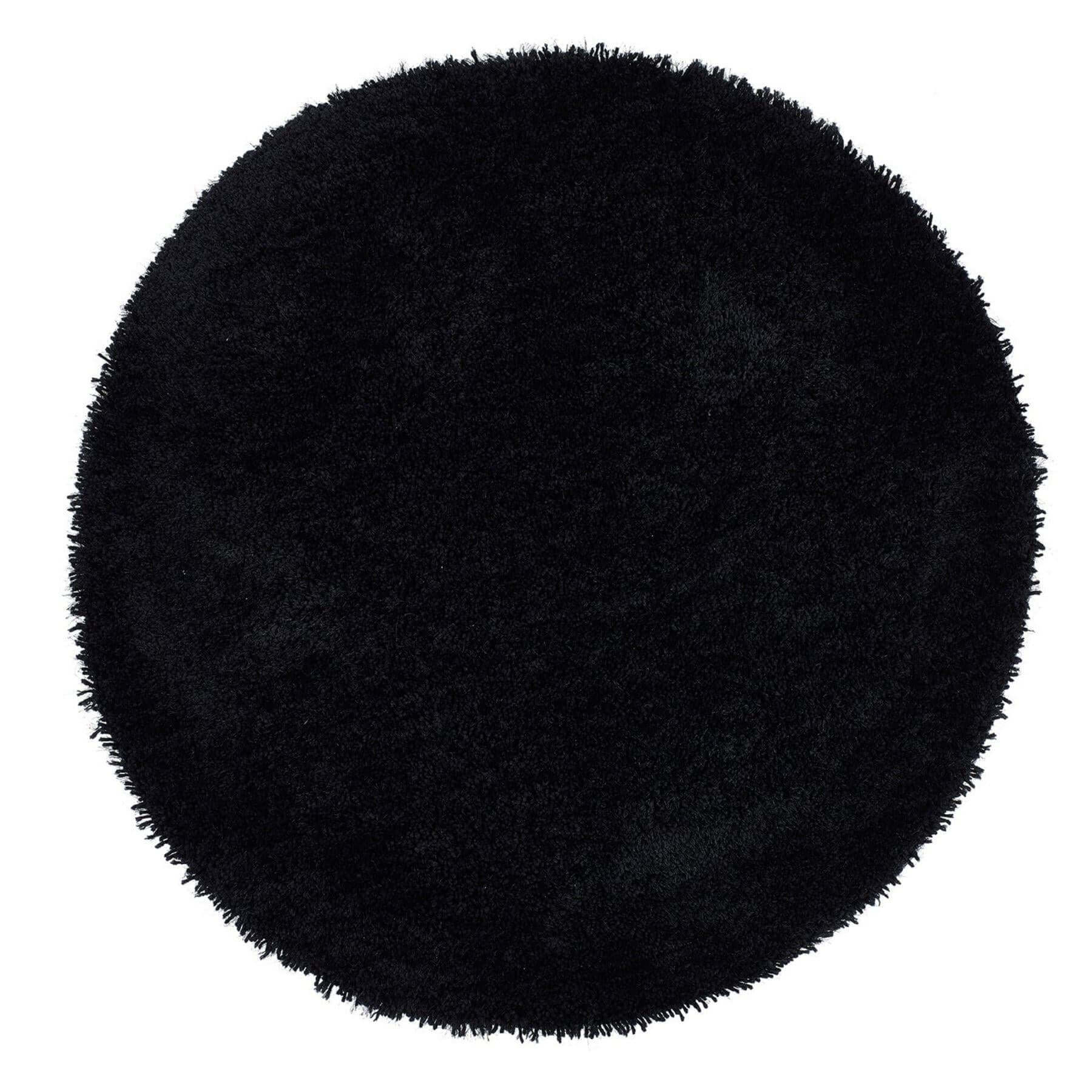 Chicago Black Shaggy Rug - PN Home