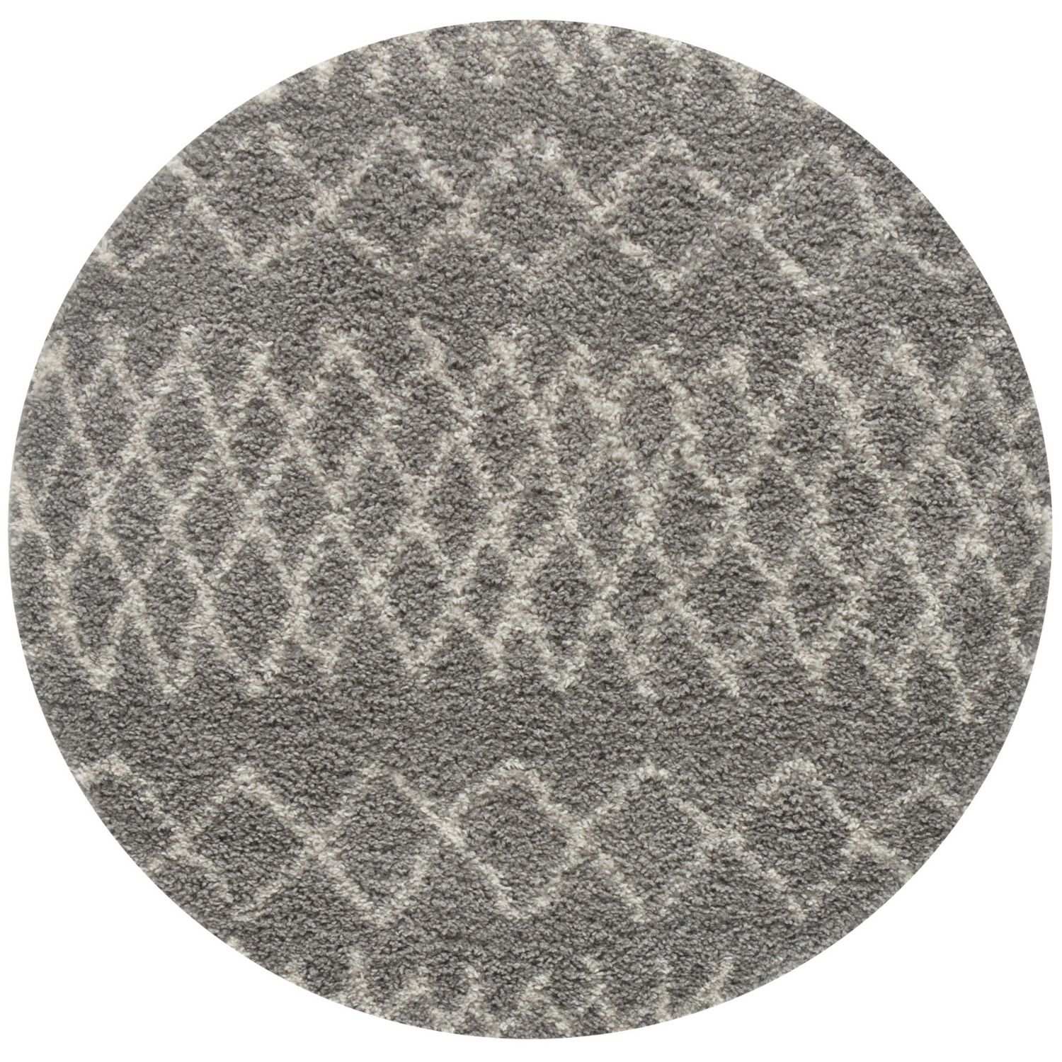 Moroccan Grey Shaggy Rug | 910 - PN Home