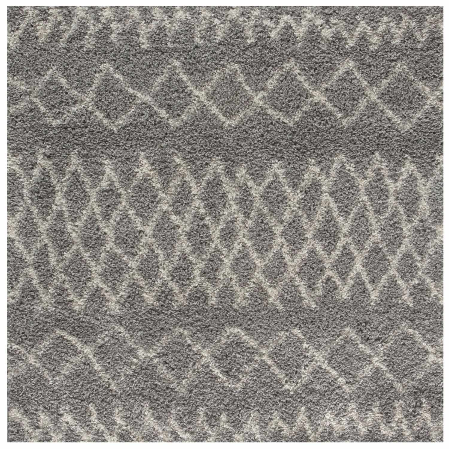 Moroccan Grey Shaggy Rug | 910 - PN Home