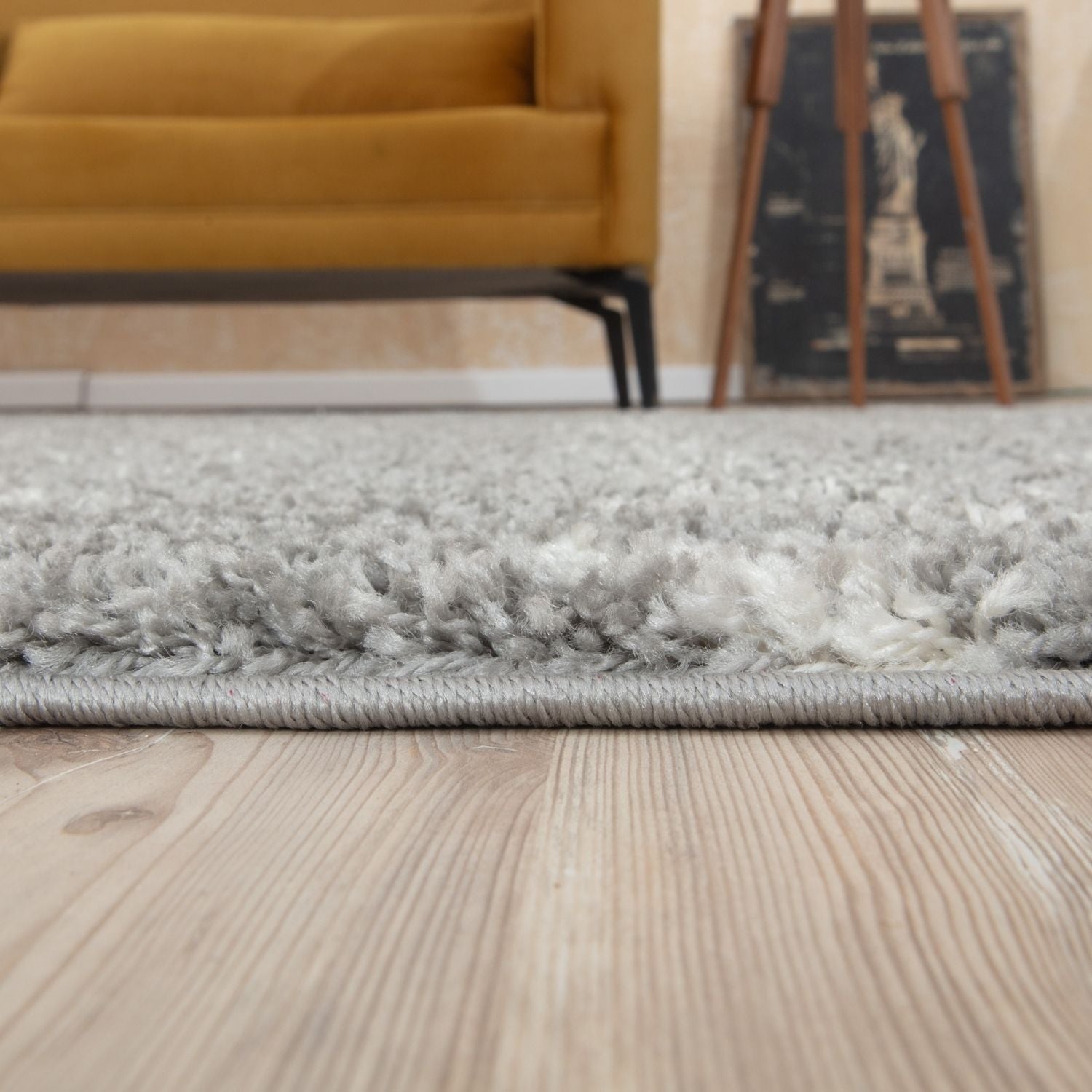 Moroccan Grey Shaggy Rug | 910 - PN Home