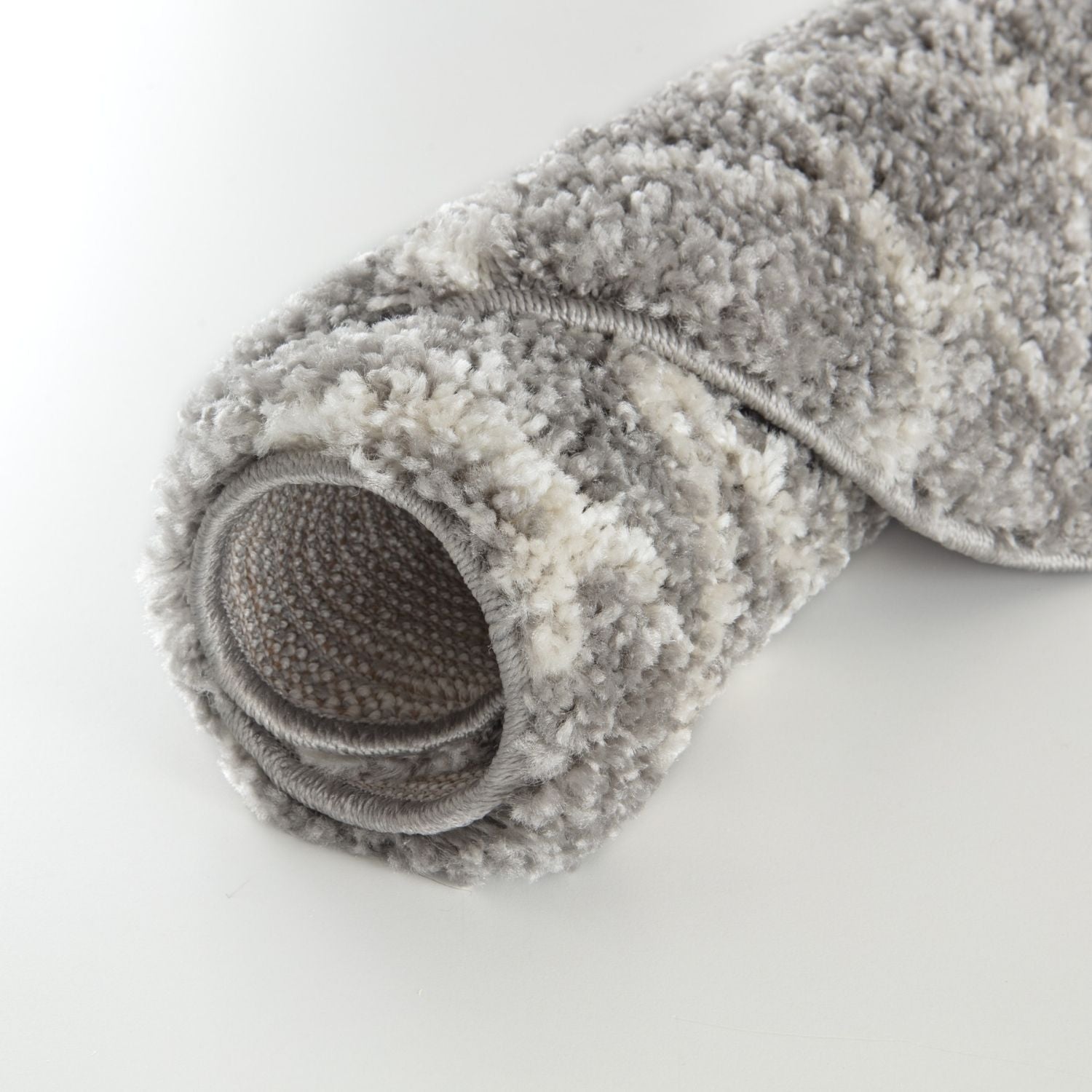 Moroccan Grey Shaggy Rug | 910 - PN Home