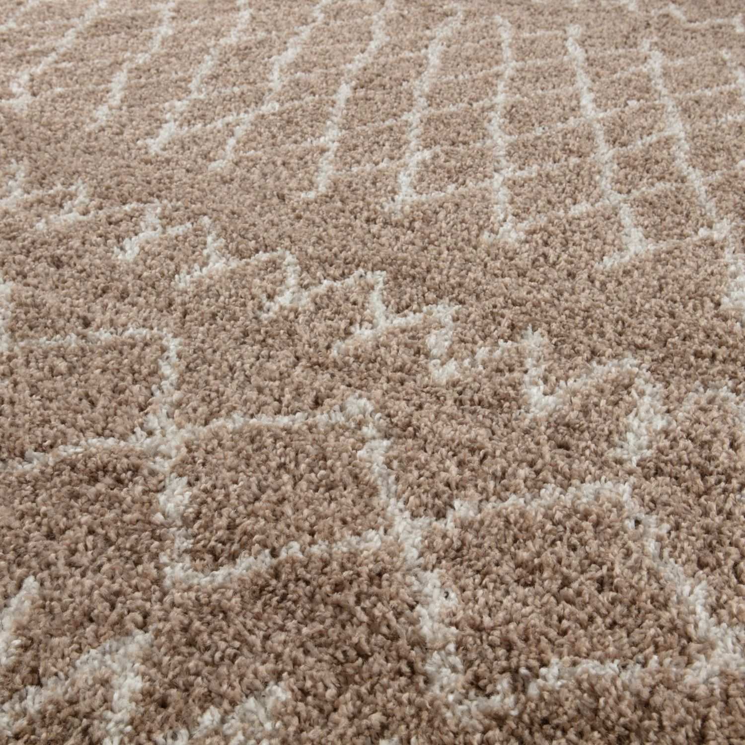 Moroccan Beige Shaggy Rug | 920 - PN Home