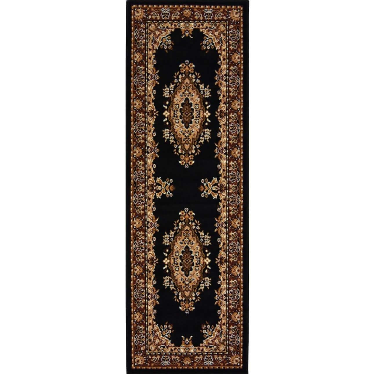 Maestro Traditional Black Rug | 4470 B11 - PN Home