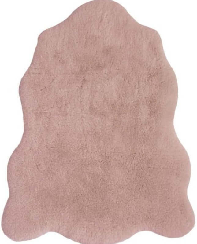 Luxury Pink Faux Fur Rug - PN Home