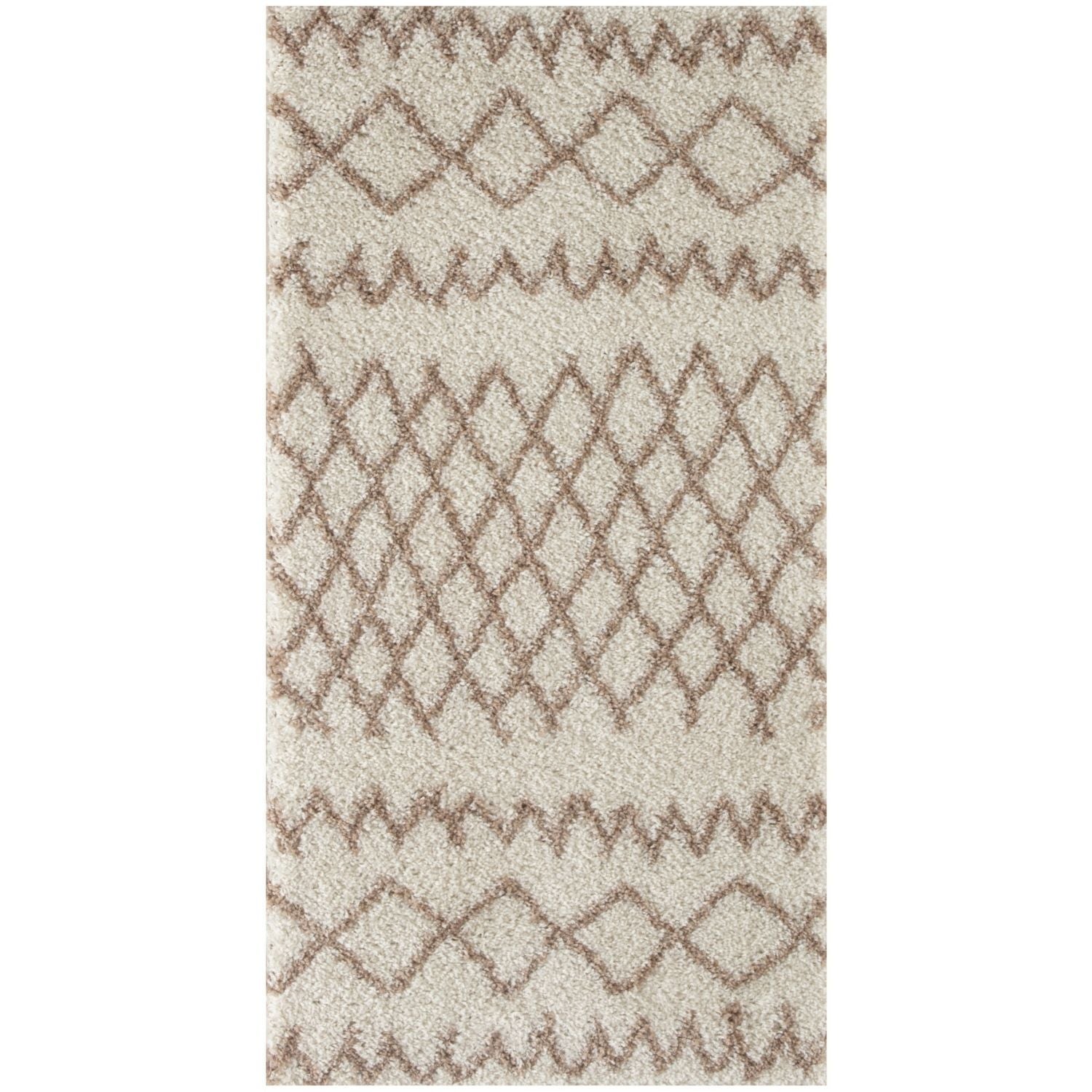 Moroccan Ivory Beige Shaggy Rug | 930 - PN Home