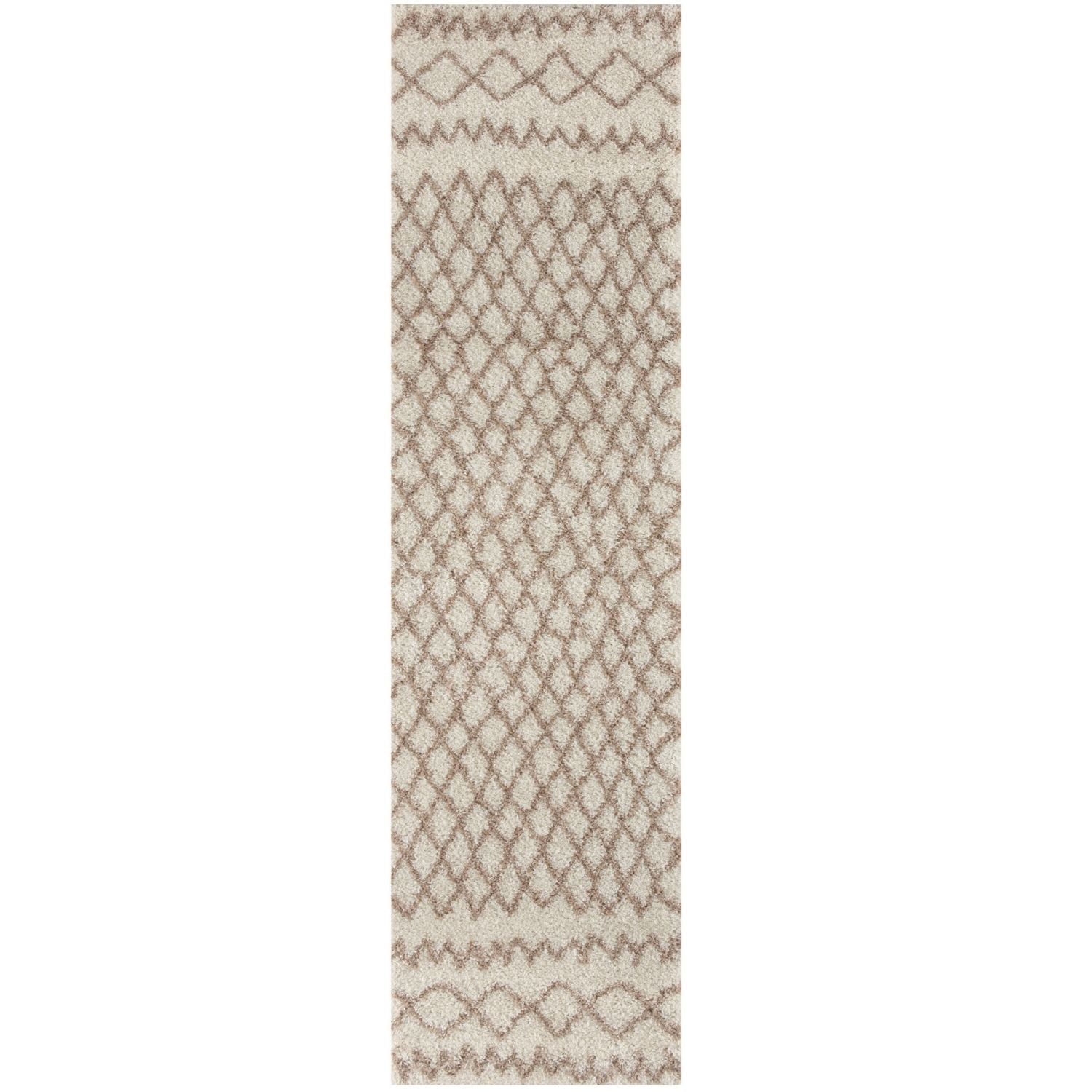 Moroccan Ivory Beige Shaggy Rug | 930 - PN Home