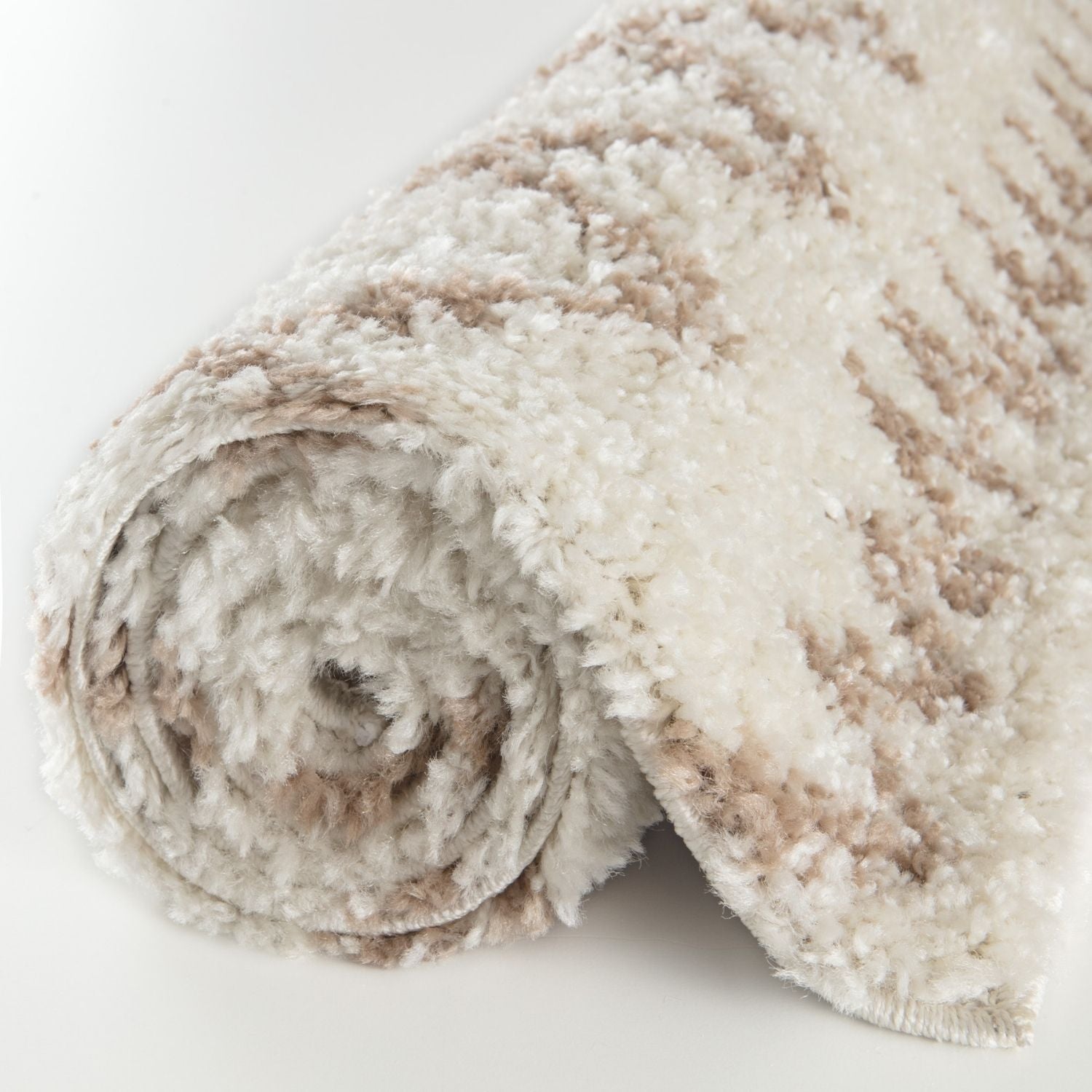 Moroccan Ivory Beige Shaggy Rug | 930 - PN Home