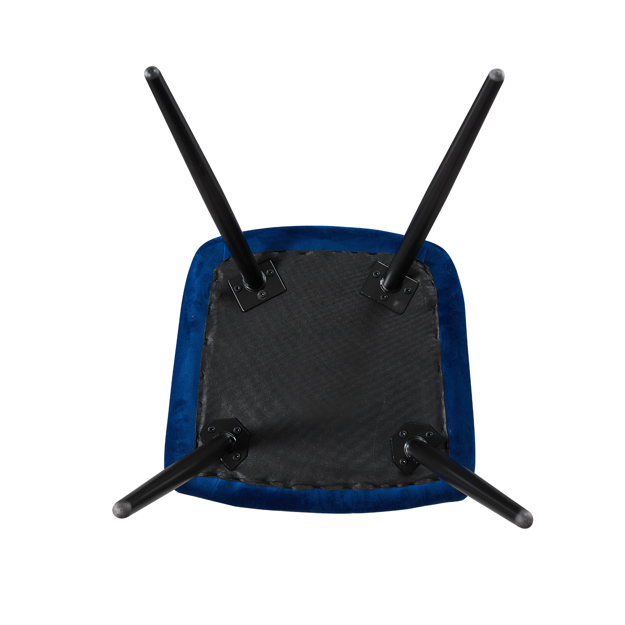 Camden Toga Brown LUX Dining Set with 4 Velvet Chairs