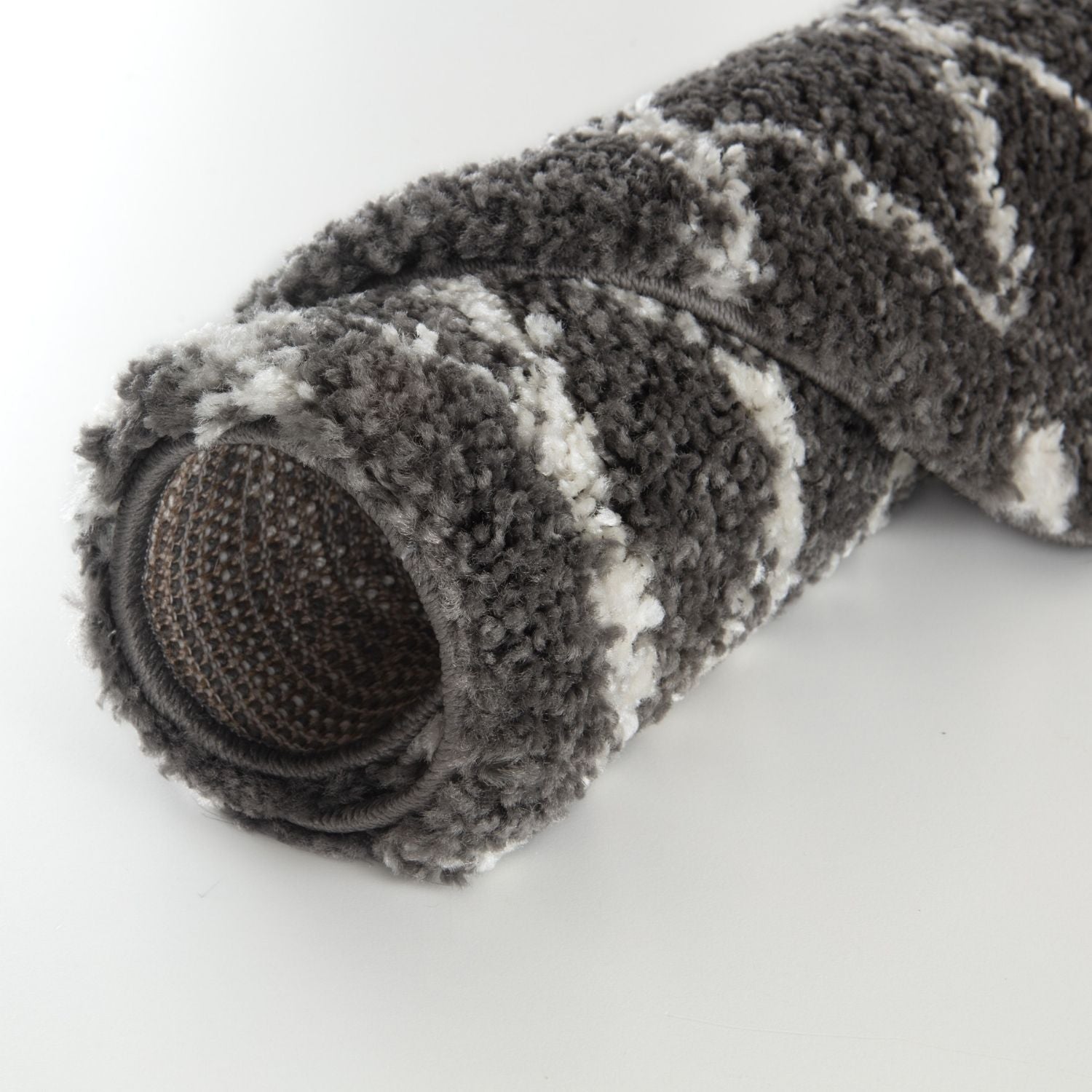 Moroccan Dark Grey Shaggy Rug | 940 - PN Home
