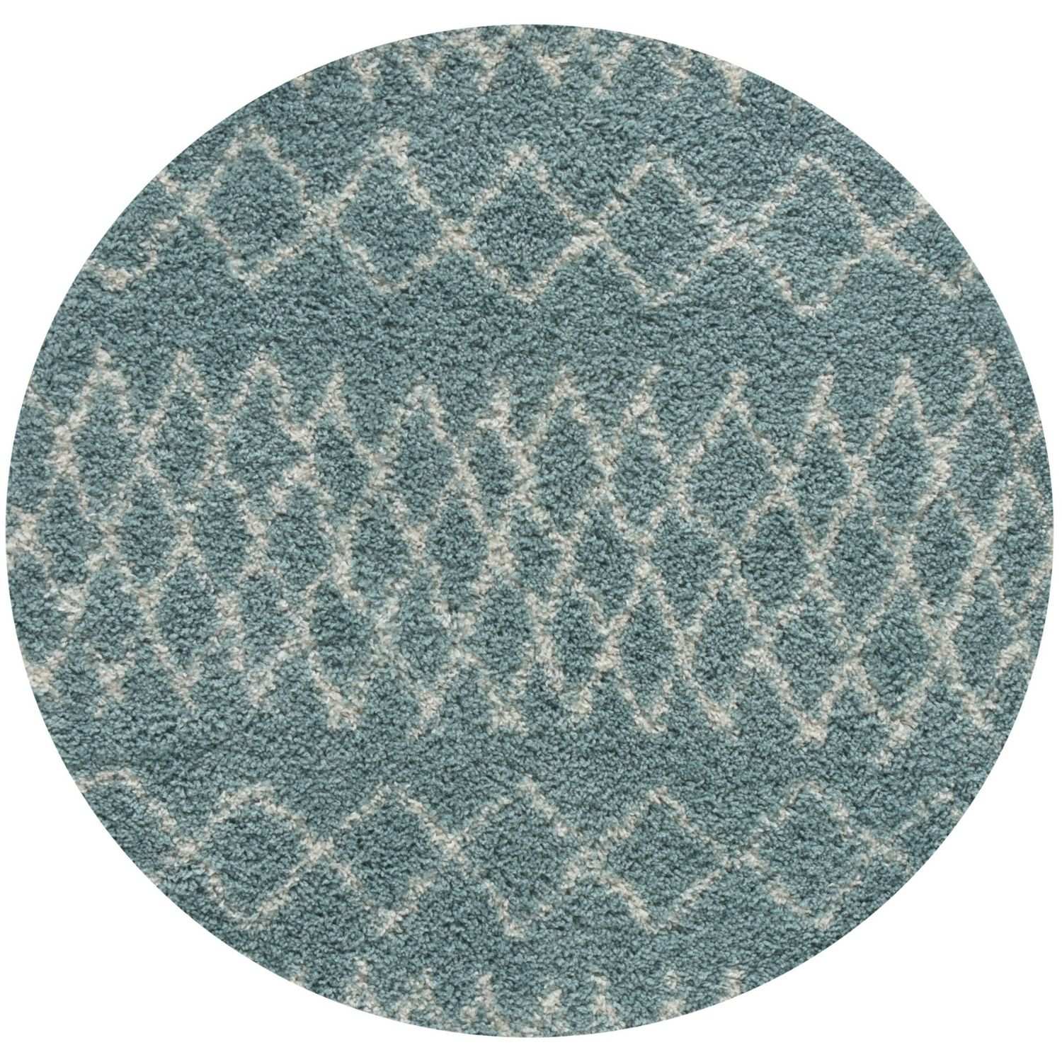 Moroccan Duck Egg Blue Shaggy Rug | 950 - PN Home