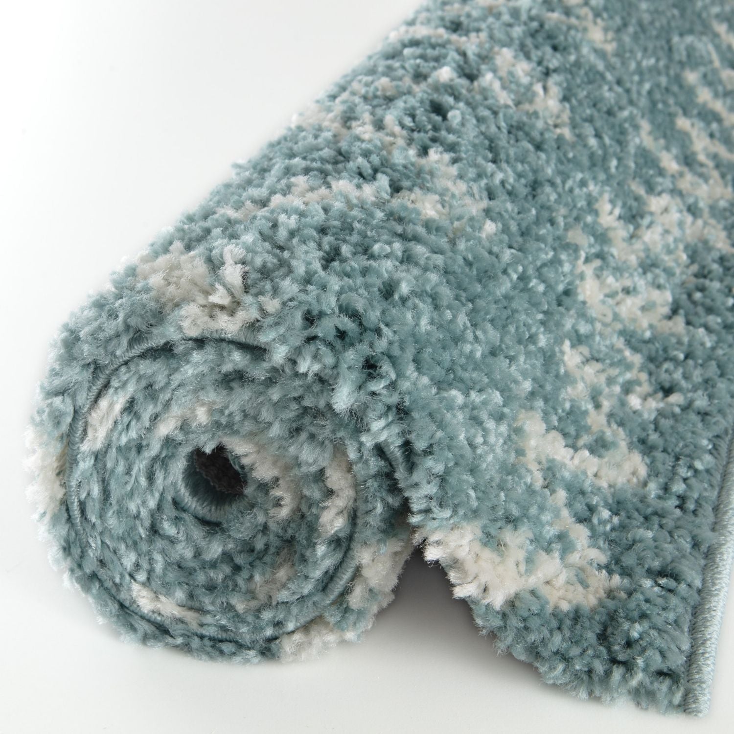 Moroccan Duck Egg Blue Shaggy Rug | 950 - PN Home