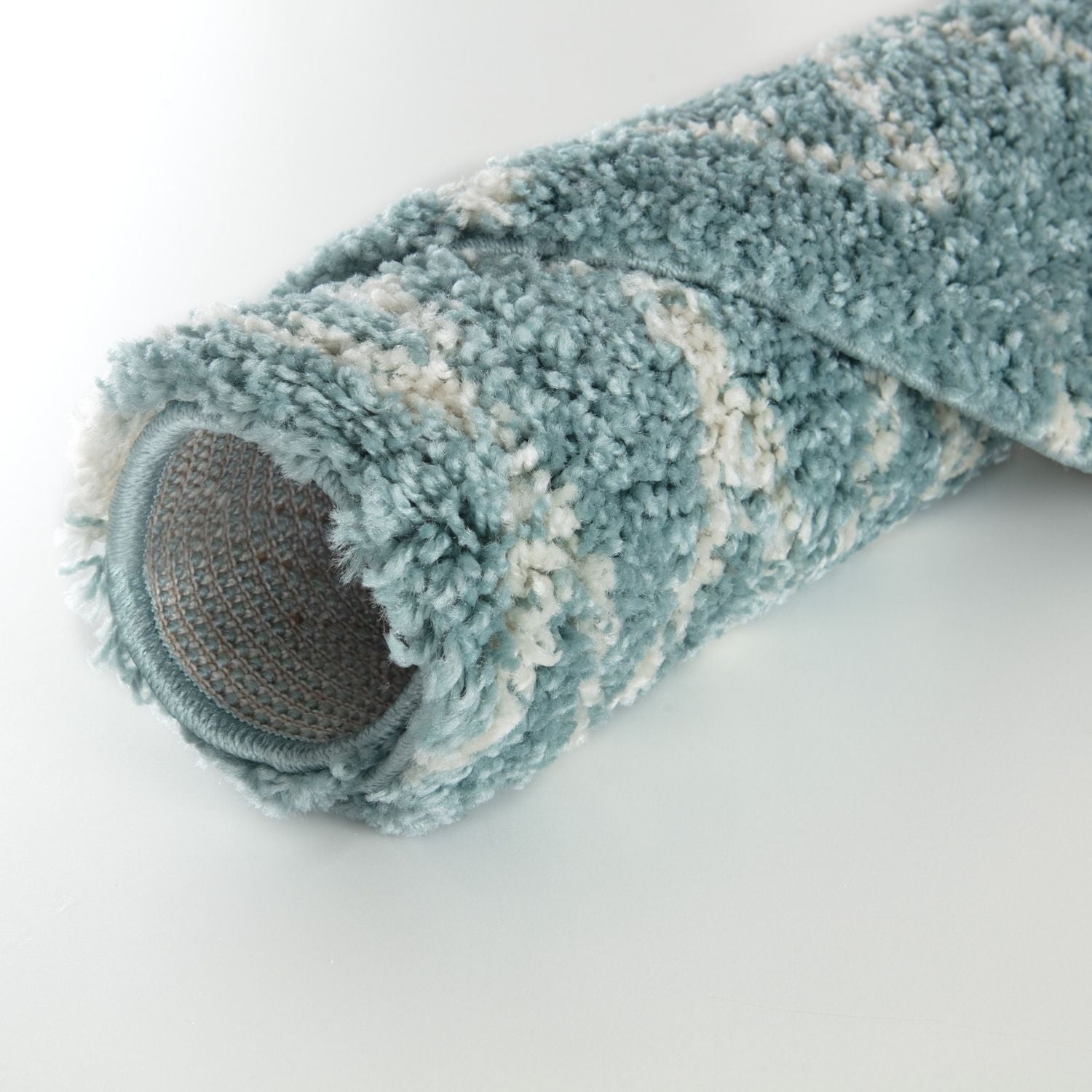 Moroccan Duck Egg Blue Shaggy Rug | 950 - PN Home