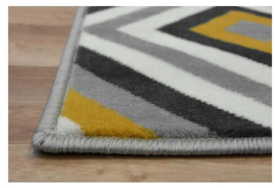 Maestro Geometric Yellow Rug | 3658 GB12 - PN Home