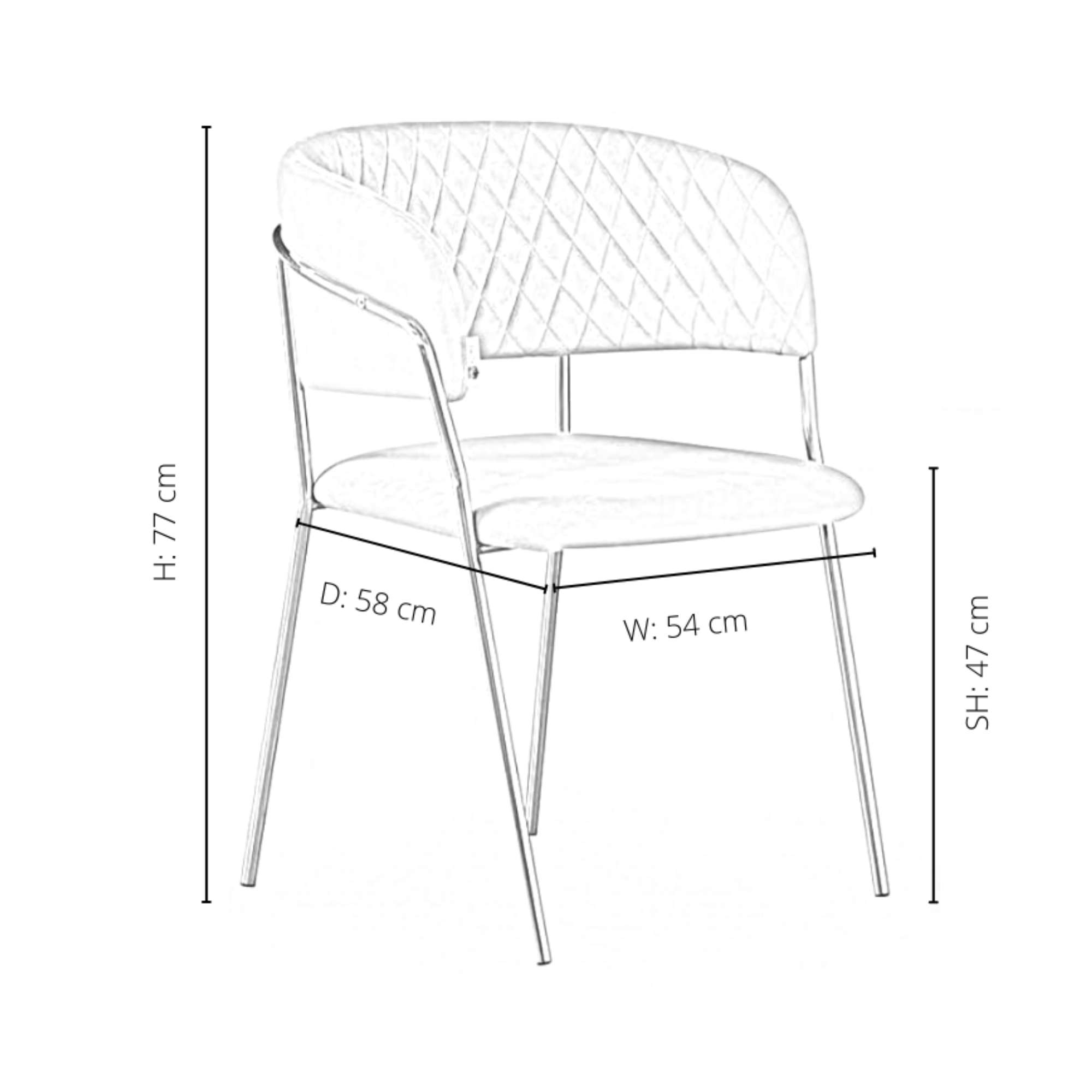 Atarah Rocco LUX 5PCs Dining Set includes an Oak Dining Table and Set of 4 Black Dining Chairs