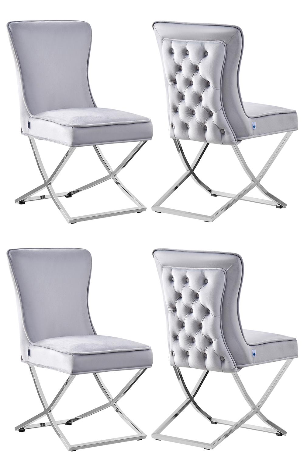 Trafalgar Velvet Dining Chair