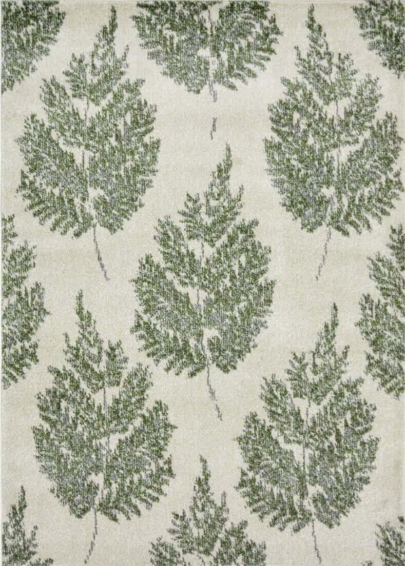 Villa Green Floral Rug - PN Home