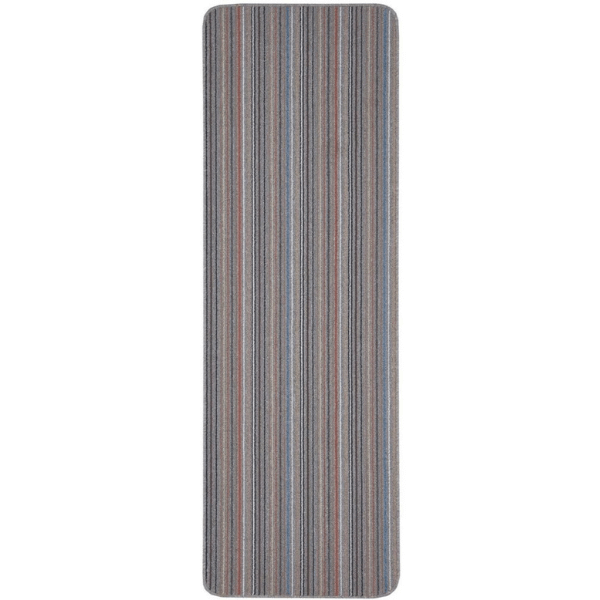 Stockholm Grey/Clay Washable Mat - PN Home
