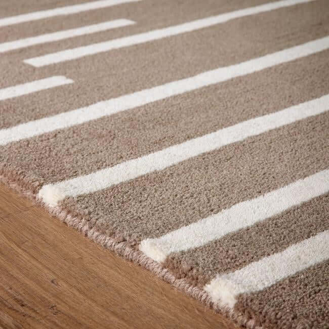 Broken Stripe Wool Rug - PN Home