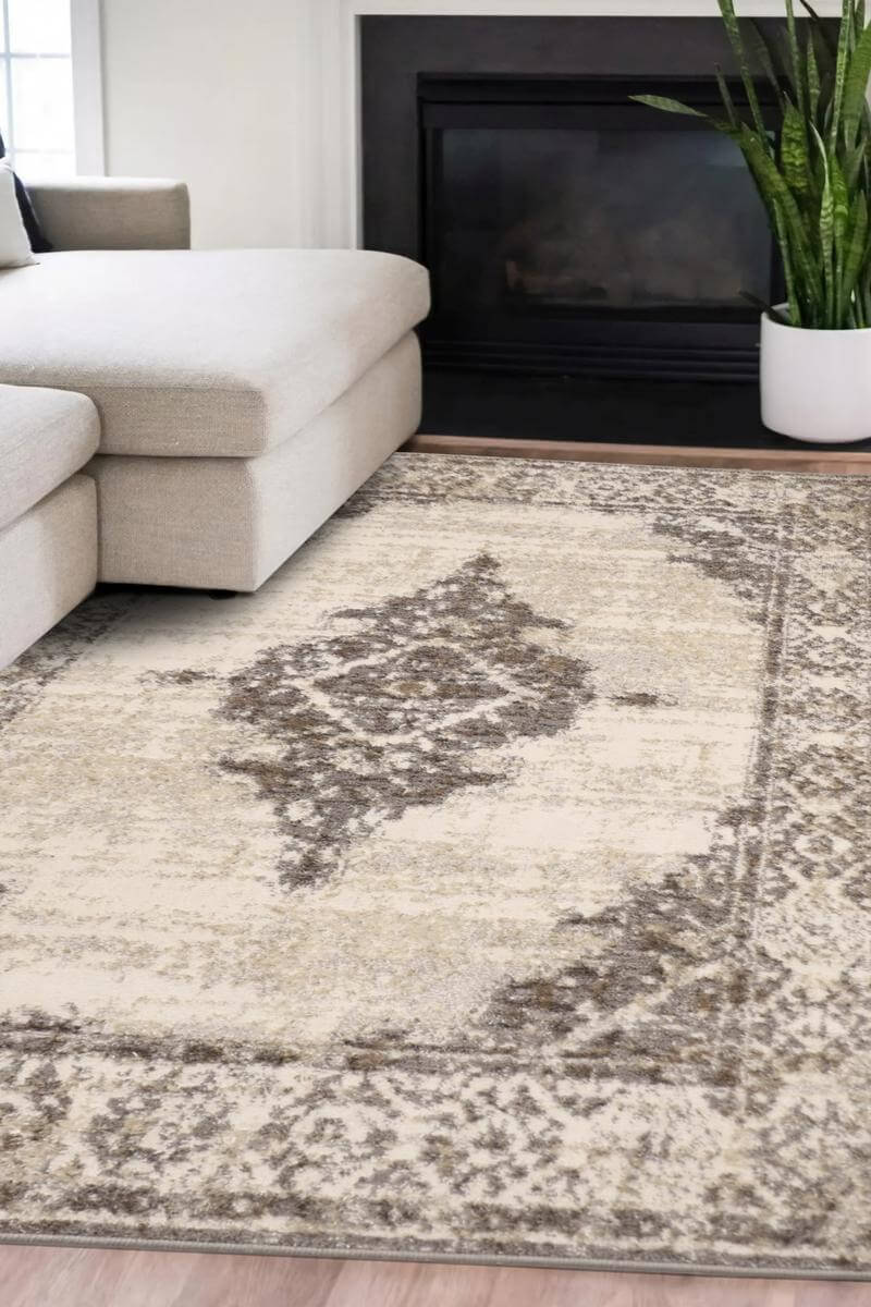 Cadiz Natural Traditional Rug – Soft Vintage - PN Home