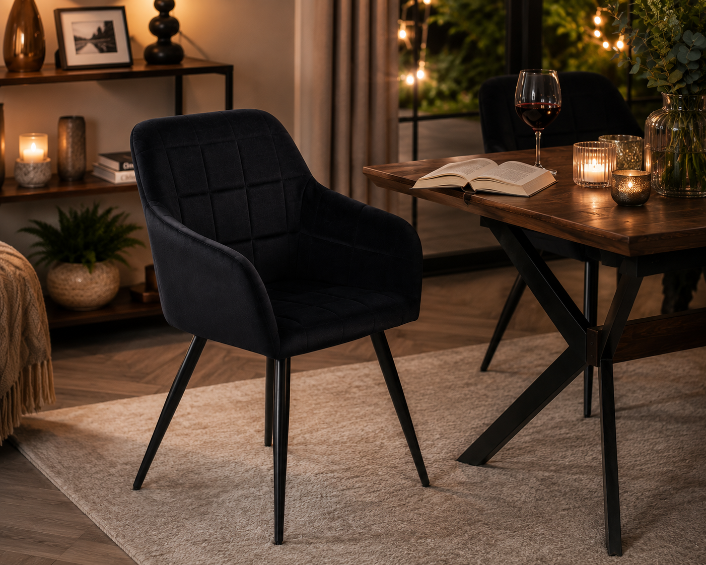 Camden Velvet Dining Chair