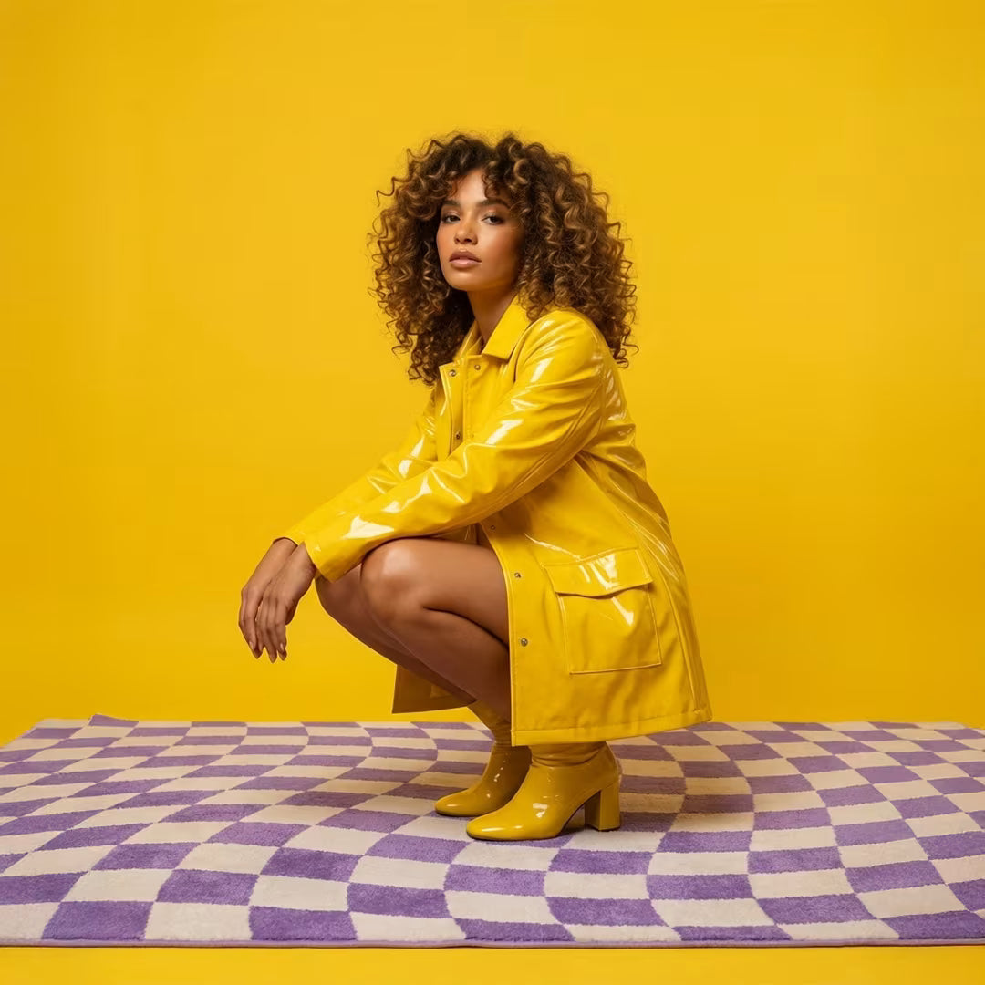 Retro Checkerboard Rug (7 Styles)