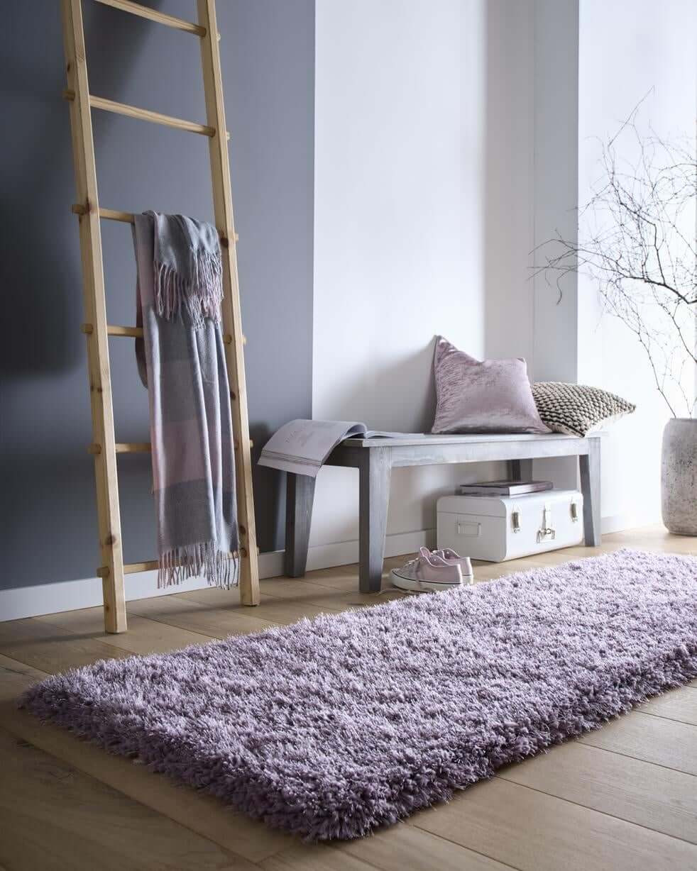 Chicago Lavender Shaggy Rug - PN Home