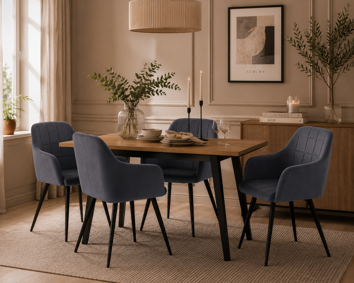 Camden Velvet Dining Chair