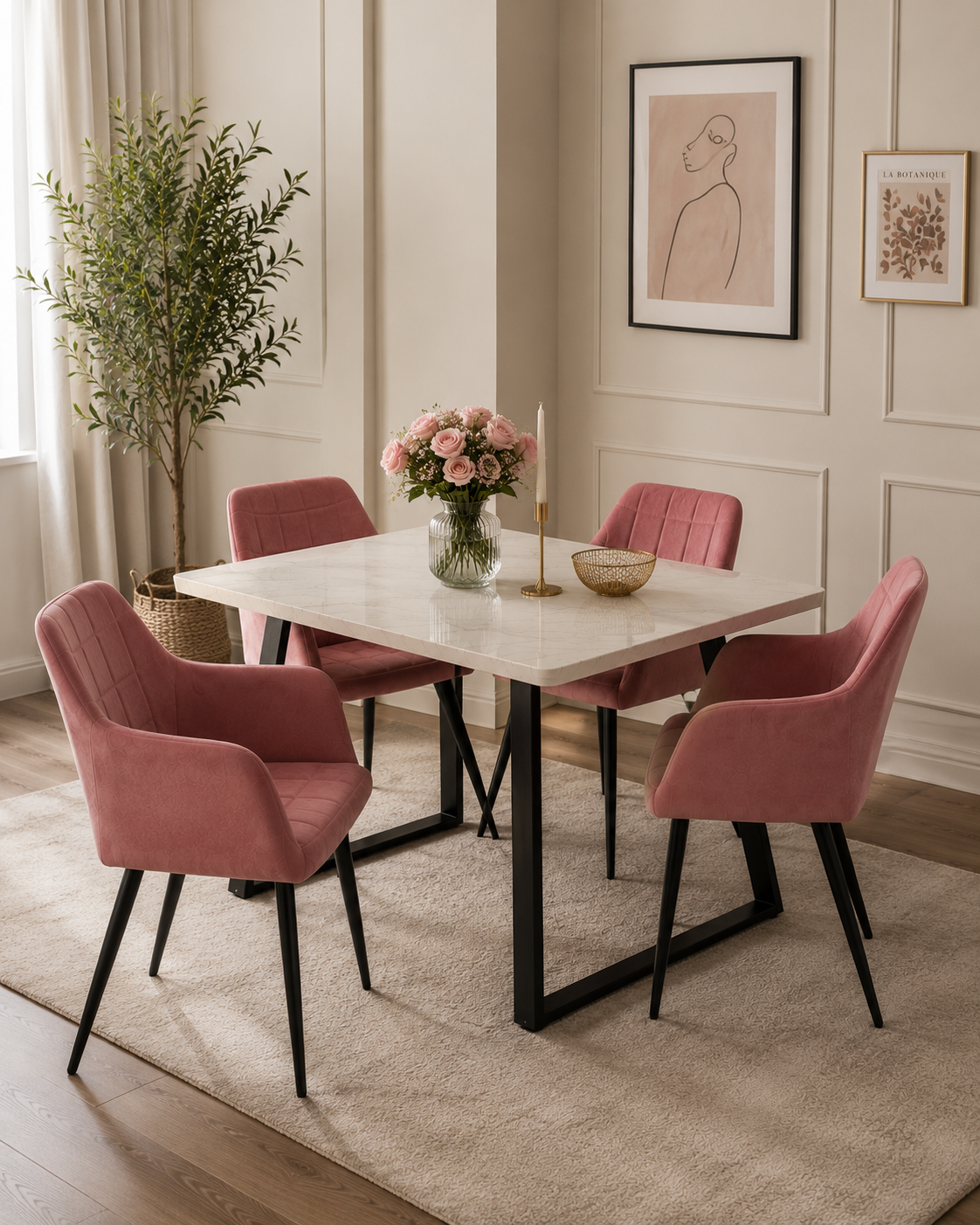 Camden Velvet Dining Chair